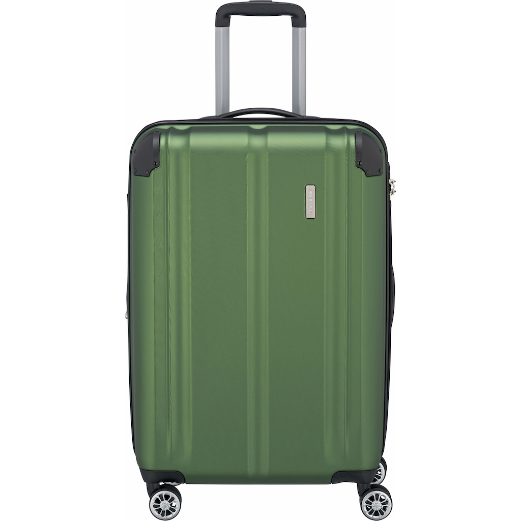 travelite Hartschalen-Trolley »City, 68cm«, 4 Rollen, Reisekoffer Koffer mittel groß Reisegepäck Hartschalenkoffer