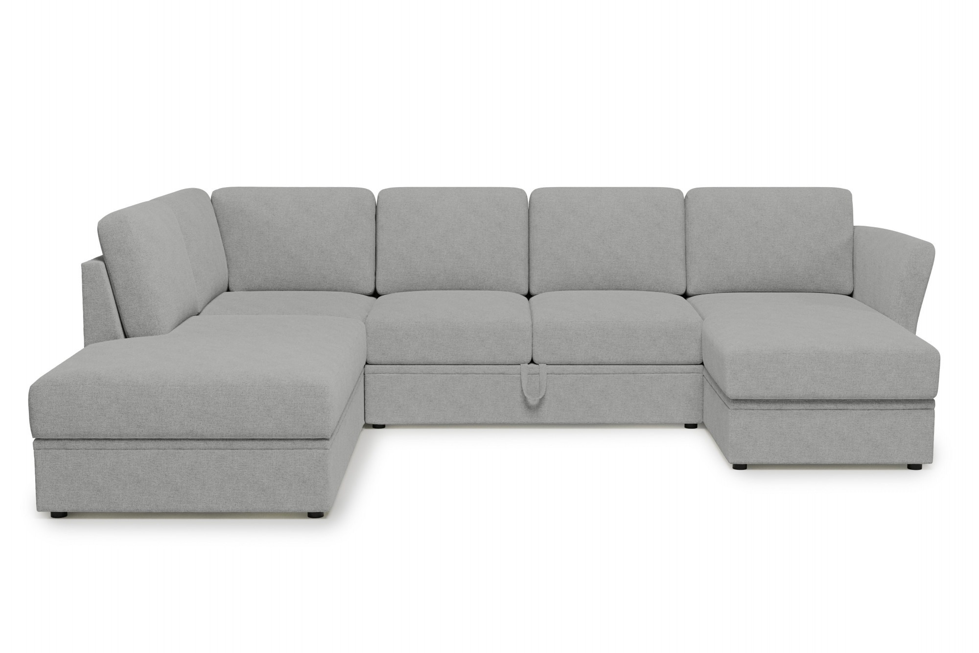 Home affaire Wohnlandschaft »Lavars Schlafsofa«, mit Bettfunktion und Stauraum, in zwei verschiedenen Bezugsqualitäten