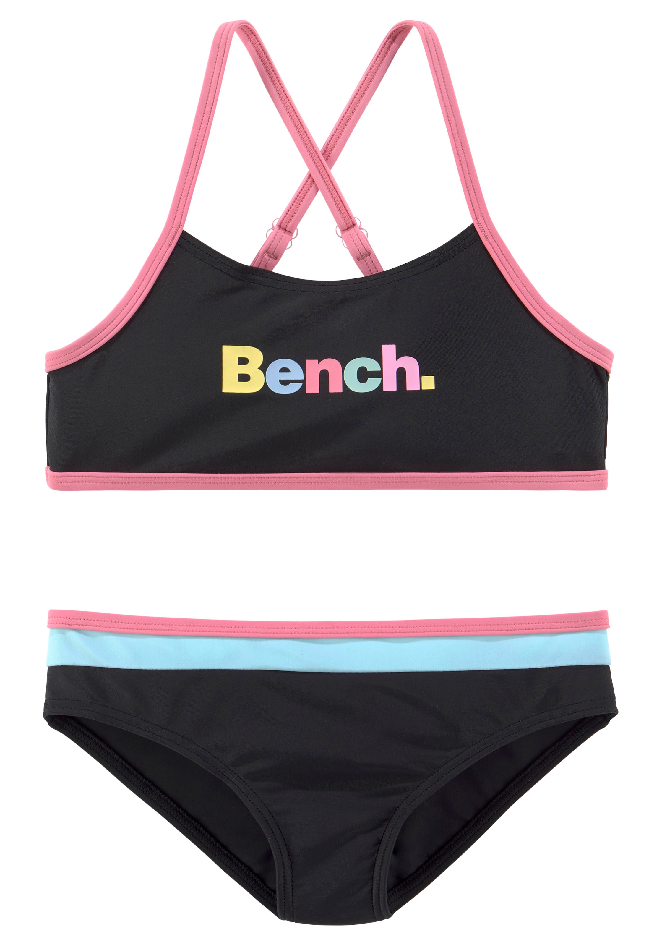 bestellen online Bustier-Bikini, bunten mit Details Bench.