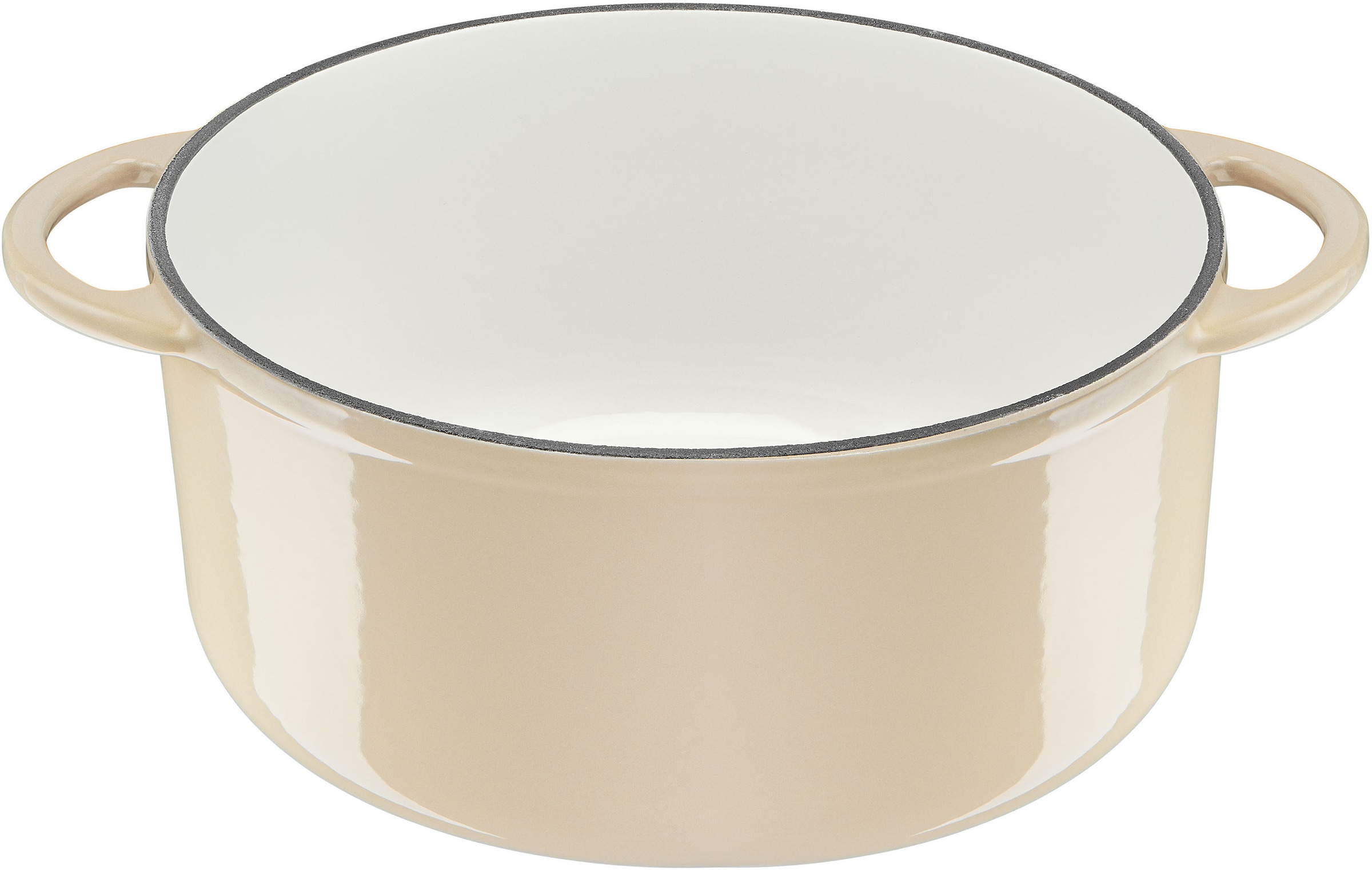 Tefal Kochtopf »LOV«, Gusseisen, (1 tlg.), umweltfreundlich, unbedenkliche Pigmente,Schongaren, Ø25 cm, Induktion