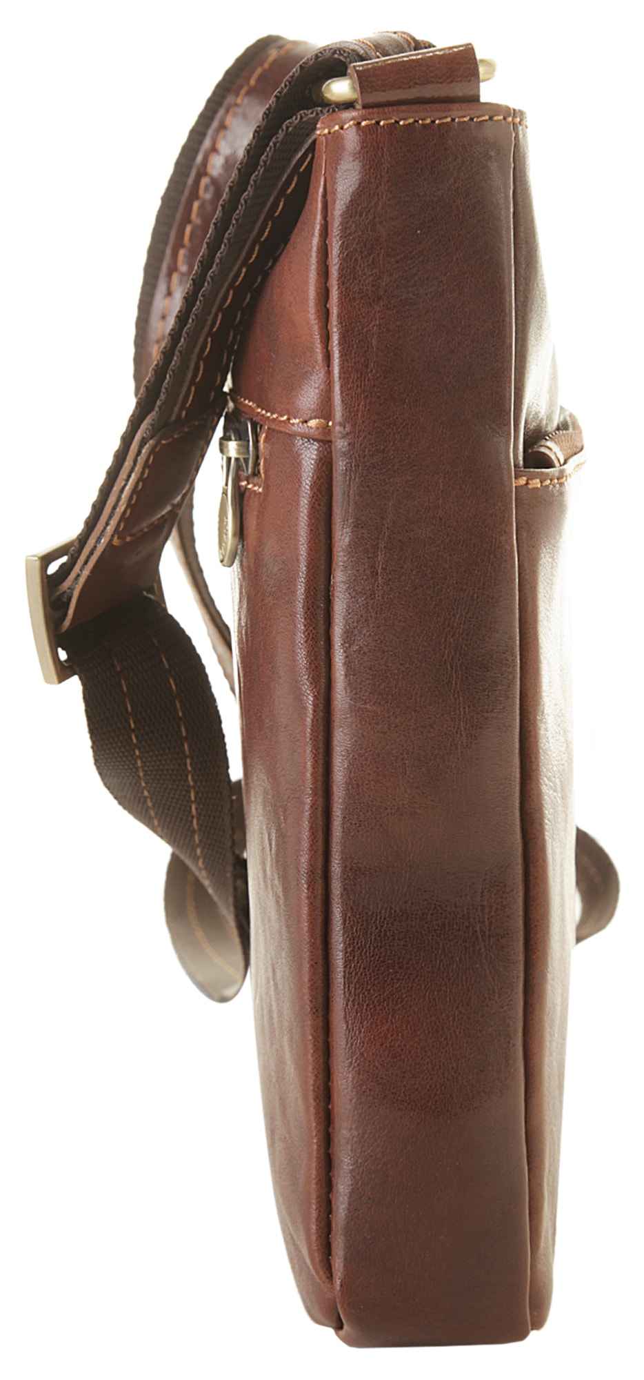 Piké Umhängetasche echt Leder, Made in Italy