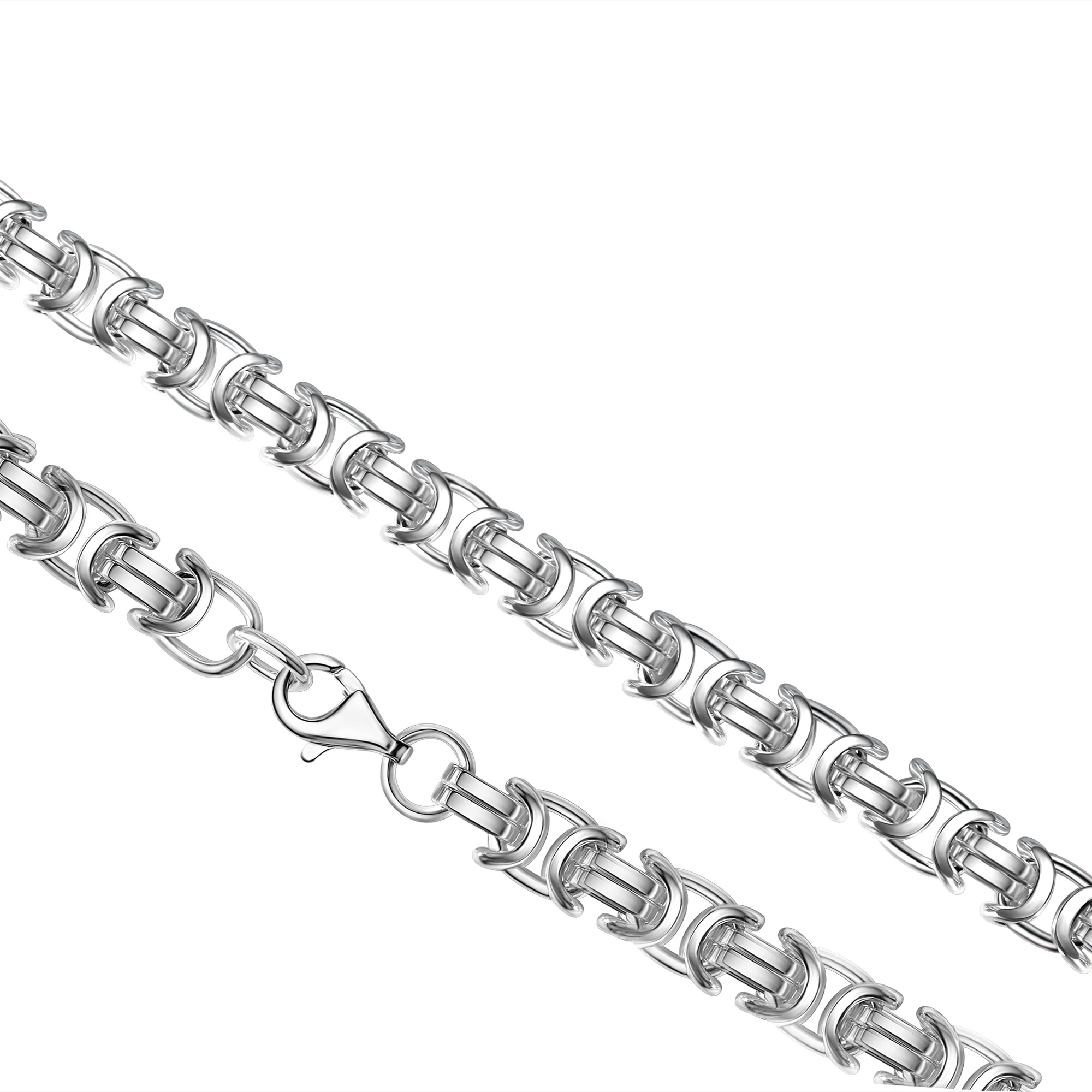 Vivance Armband »925/- Sterling Silber weiß Etruskerarmband 21 cm«