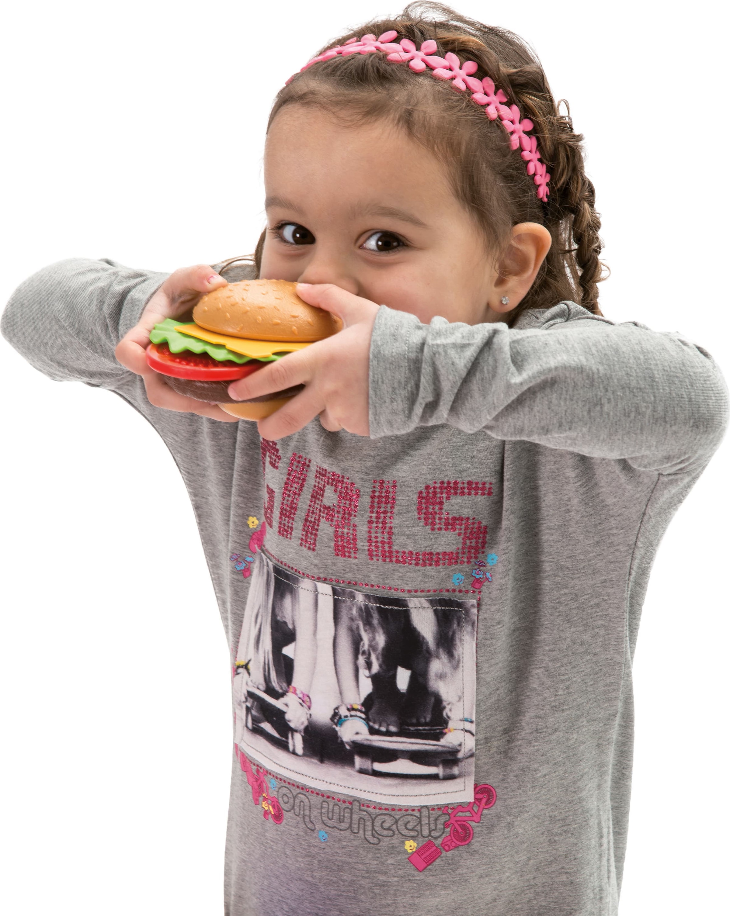 Spiellebensmittel »Burger Set auf Tablett 17-teilig«, (17 tlg.), Made in Europe