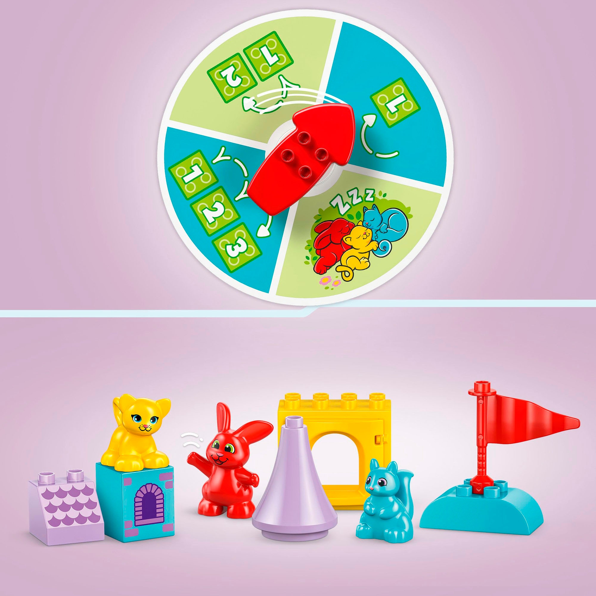 LEGO® Konstruktionsspielsteine »Hopsys Burgspiel (10450), LEGO DUPLO Town«, (47 St.), Made in Europe