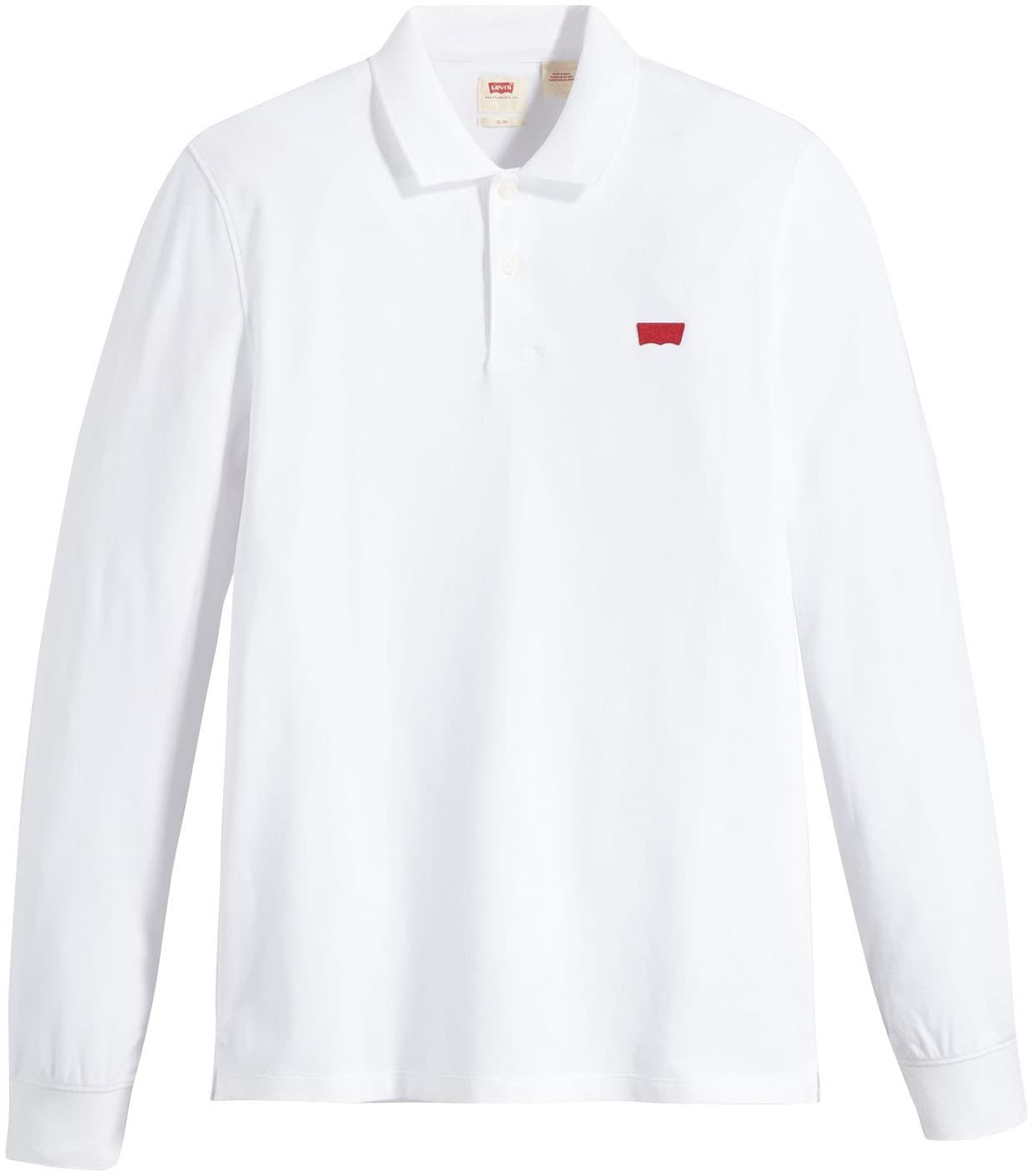 Levi's® Langarm-Poloshirt, mit Logo Stickerei