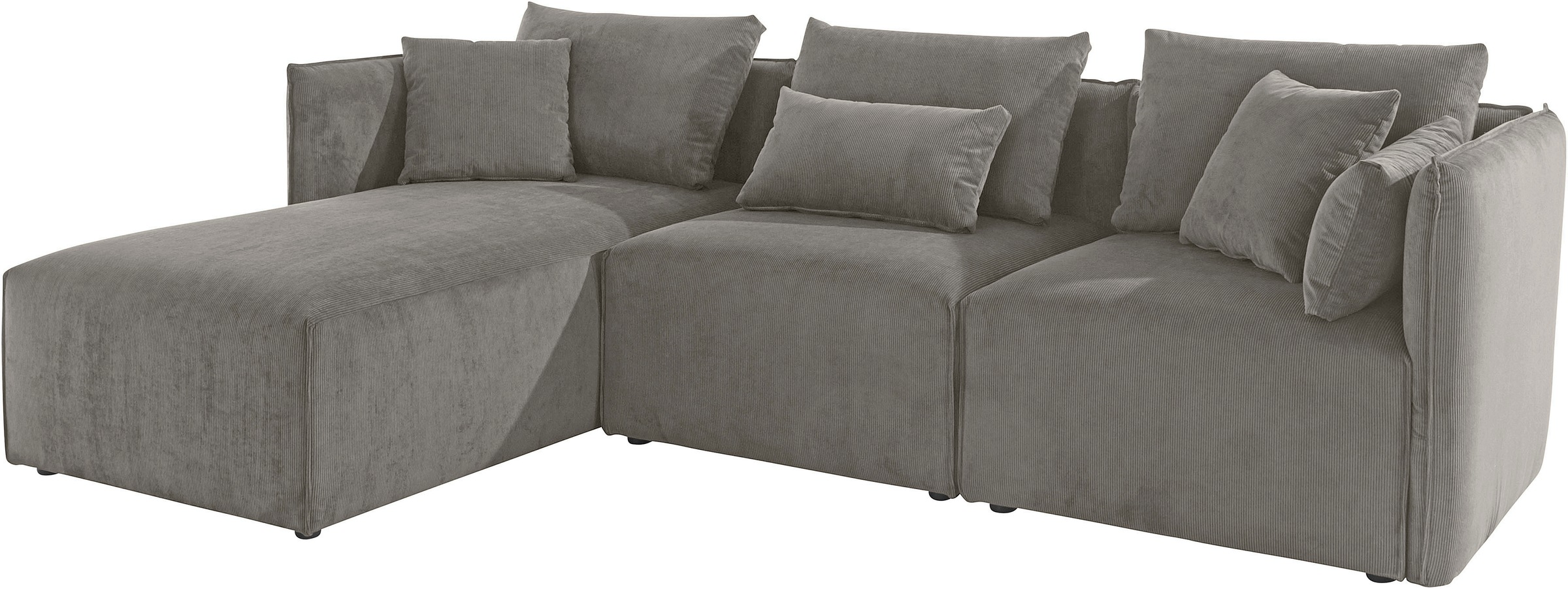 andas Ecksofa »Nöre«, (3 Teile), zusammengesetzt aus Modulen, in vielen Bezugsqualitäten und Farben