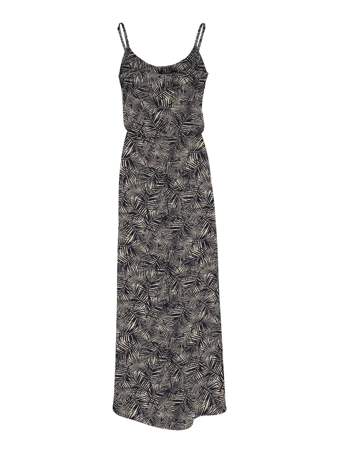 ONLY Damen Onlnova Life Vis Thea Sleeve Dress AOP – Viskose, V-Ausschnitt, 7/8-Ärmel, Allover-Print