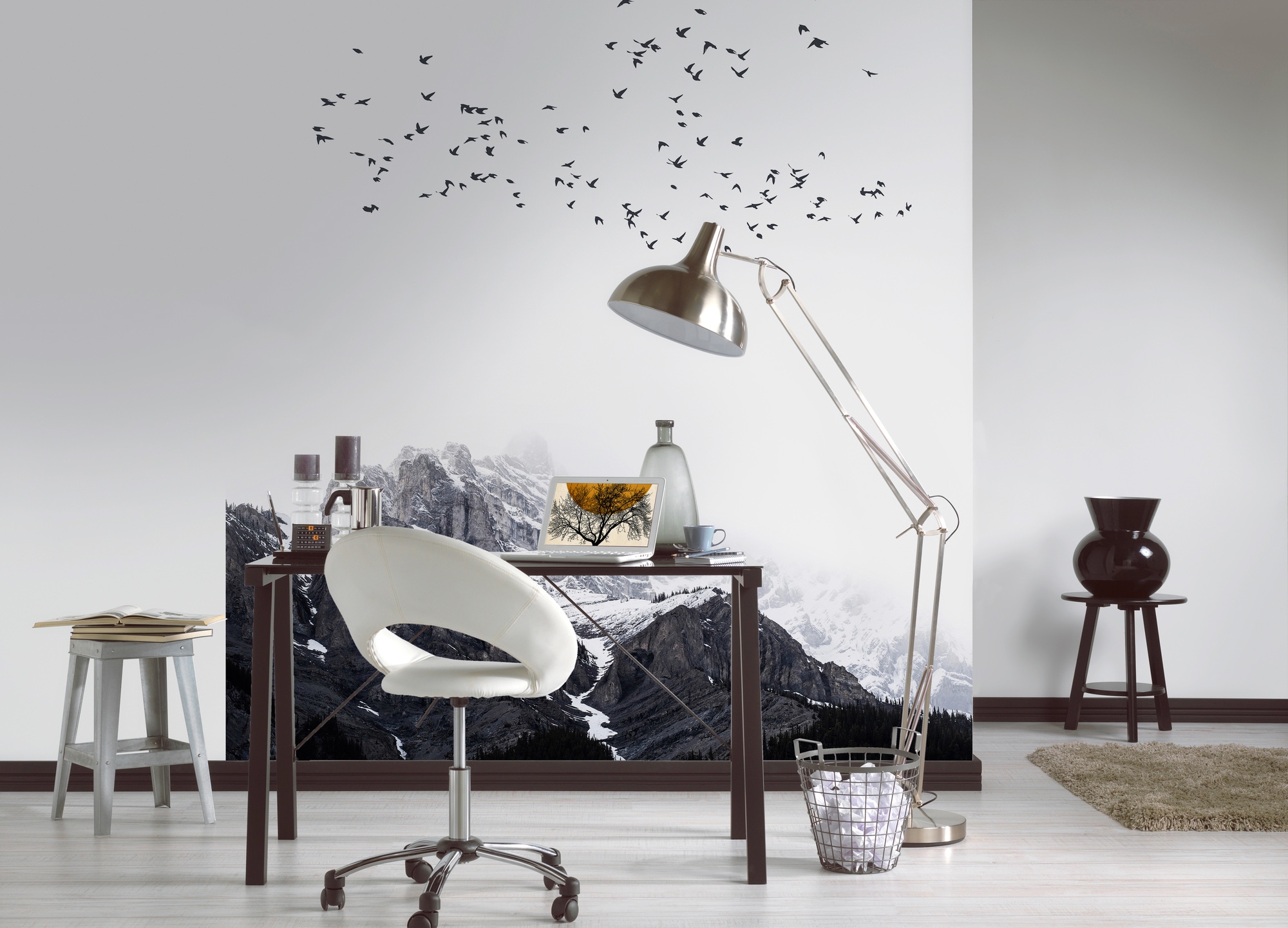 living walls Fototapete »ARTist The Mountains« Vlies, Wand, Schräge