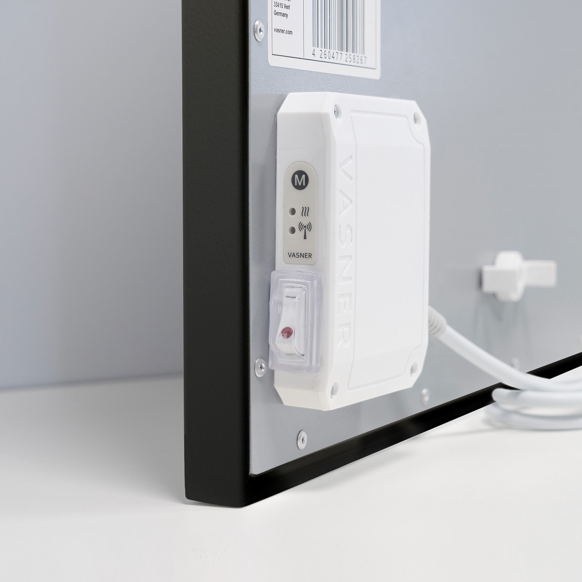 Vasner Infrarotheizung »Citara T RX 700 W« Metall Heizpaneel Tafelheizung schwarz