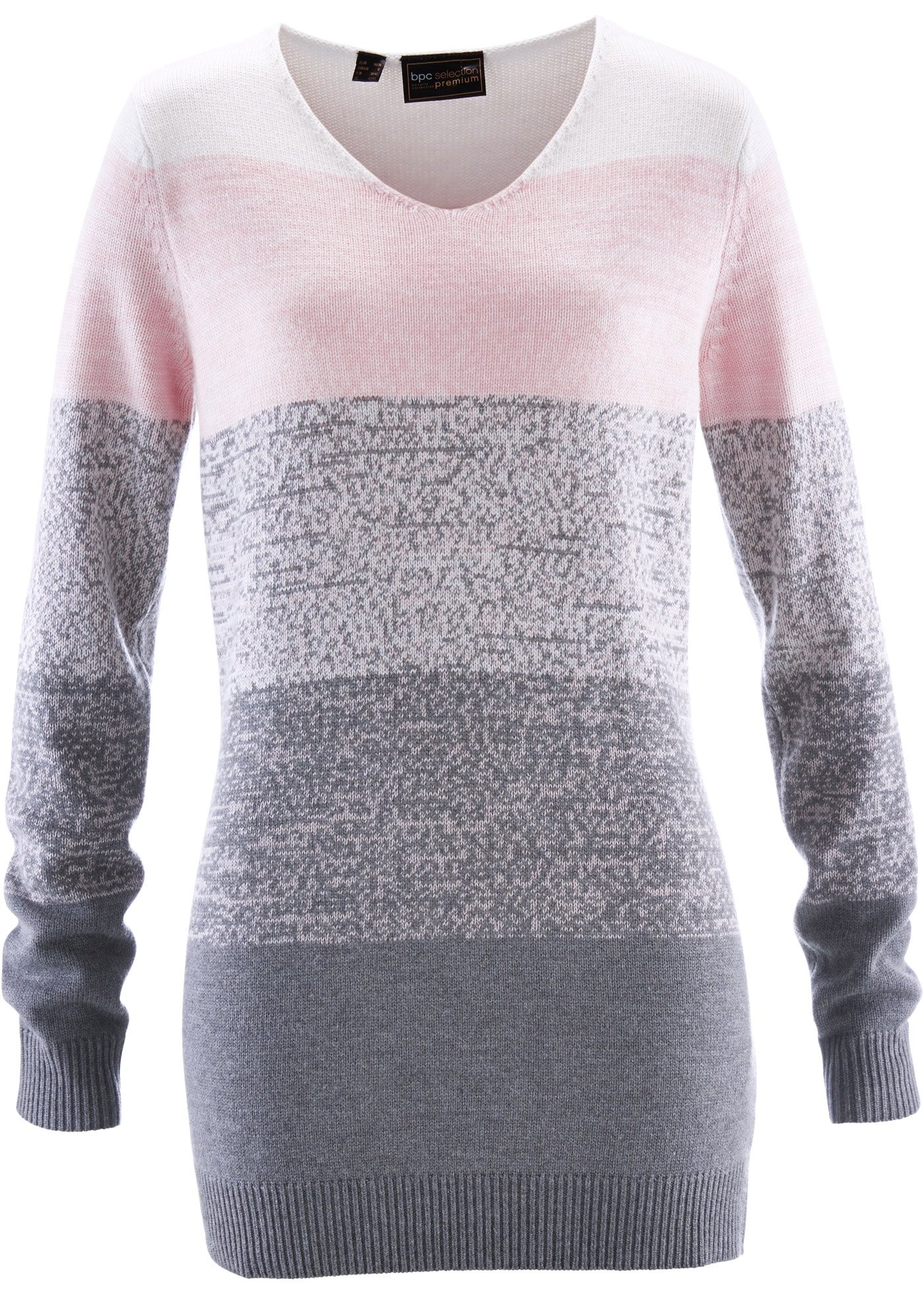 bonprix Longpullover »Long-Pullover mit Cashmere-Anteil« Long-Pullover mit Cashmere-Anteil