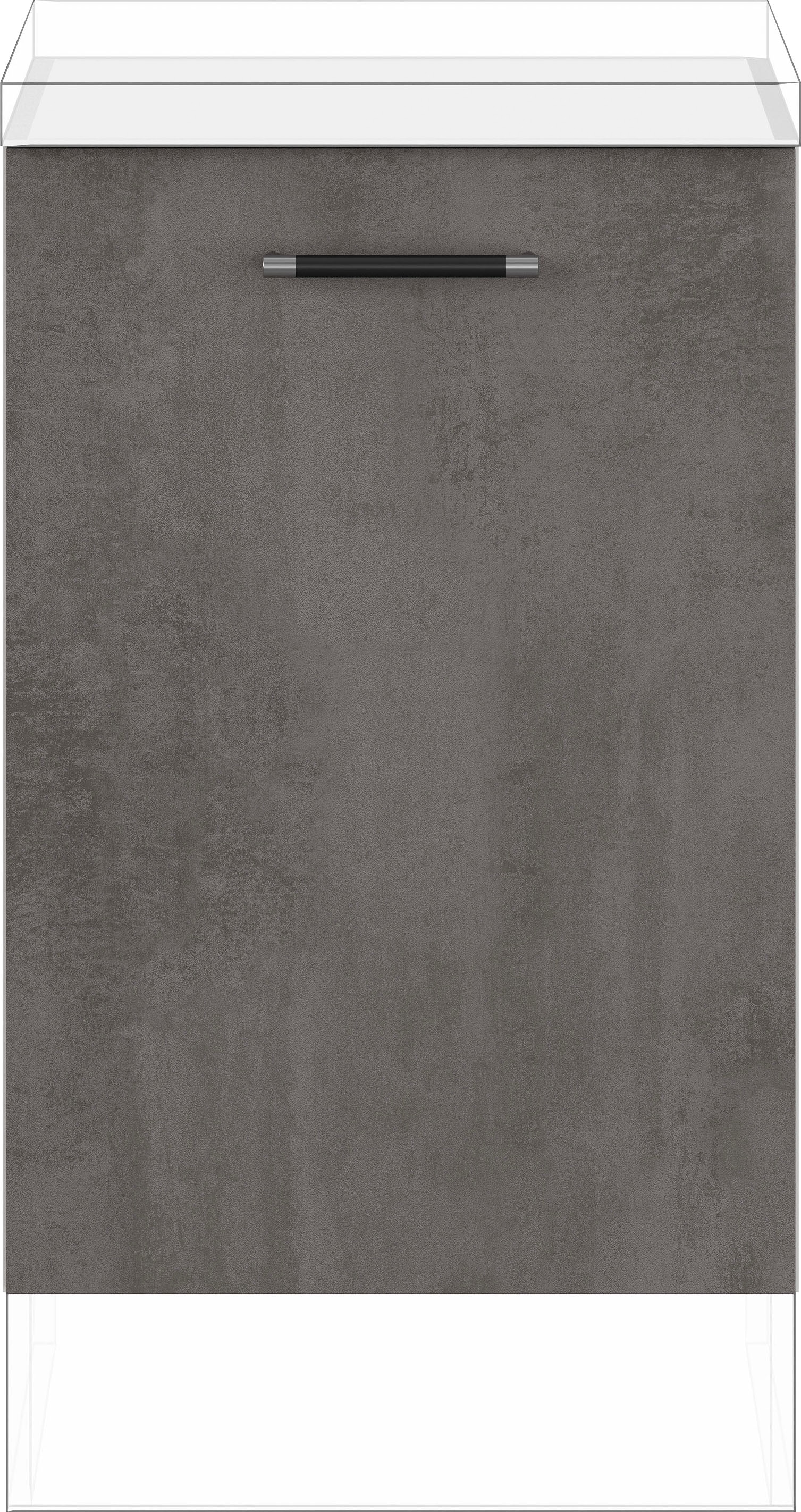 IMPULS KÜCHEN Spülenunterschrank »"Prag und Valencia", Breite/Höhe: 50/72,3 cm, mit Soft-Close«, vormontiert, mit Auszug, mit Abfallsammler