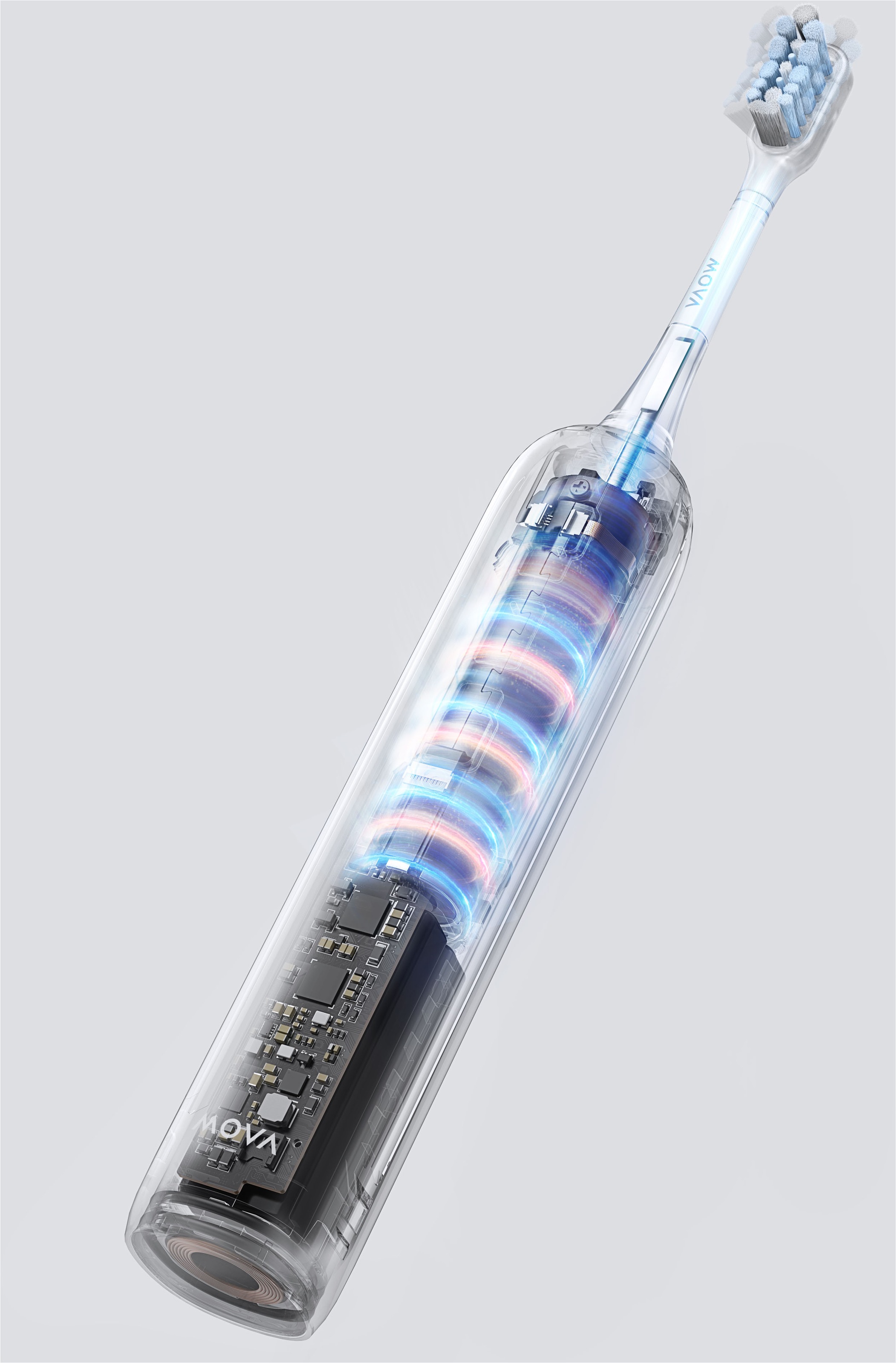 Mova Elektrische Zahnbürste »MOVA Fresh Pro 3DClean™ Electric Toothbrush with App«, 2 St. Aufsteckbürsten, Akku hält 30 Tage, Intuitive Druckerkennung, App- und Bluetooth-fähig