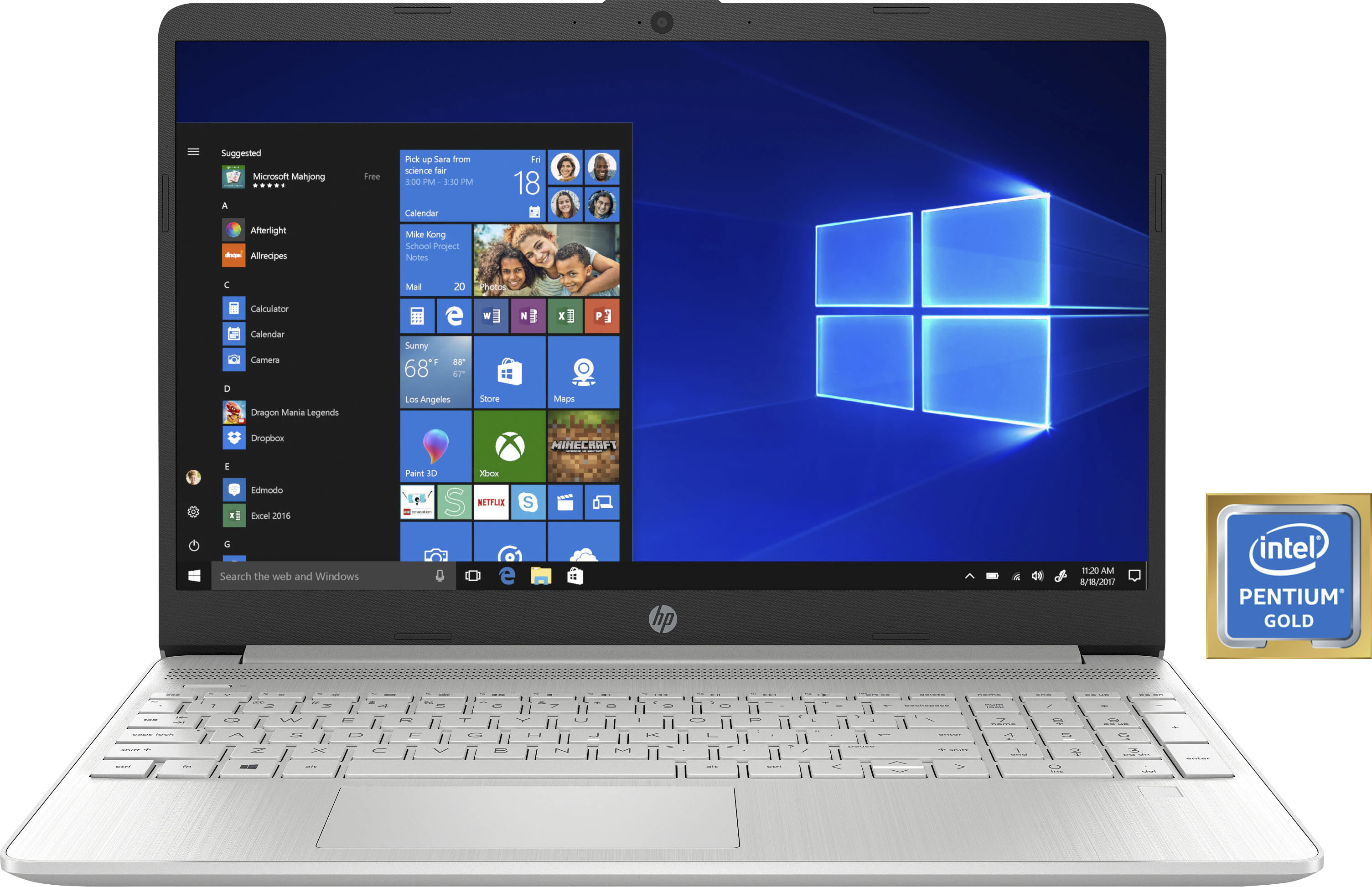 Notebook »15s-fq2226ng«, 39,6 cm, / 15,6 Zoll, Intel, Pentium Gold, UHD Graphics, 512...