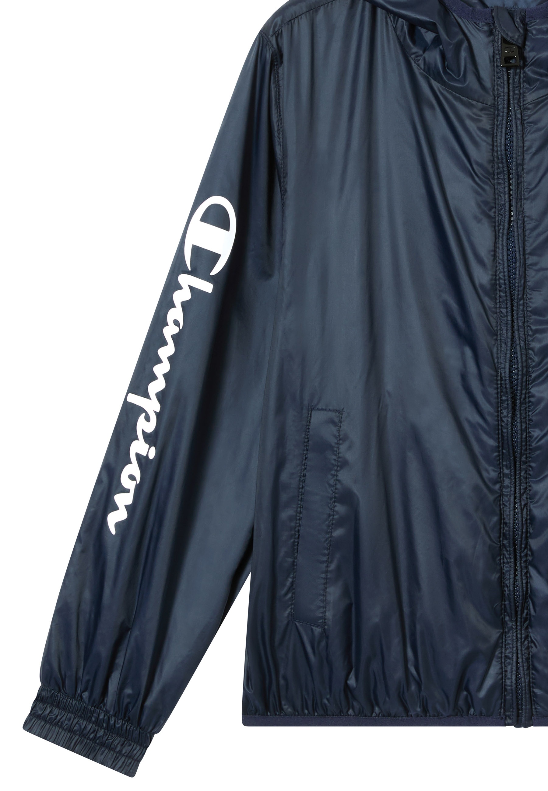Champion Windbreaker »OUTDOOR Light Hooded Jacket with Large Logo« mit Kapuze mit Kapuze, wasserabweisend, winddicht