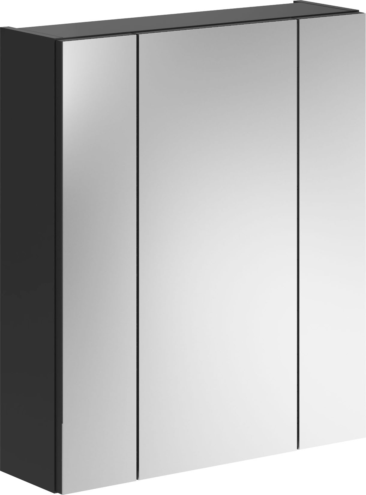 INOSIGN Badezimmerspiegelschrank »Malmö, Breite 60 cm, 3 Spiegeltüren, 9 Fä günstig online kaufen