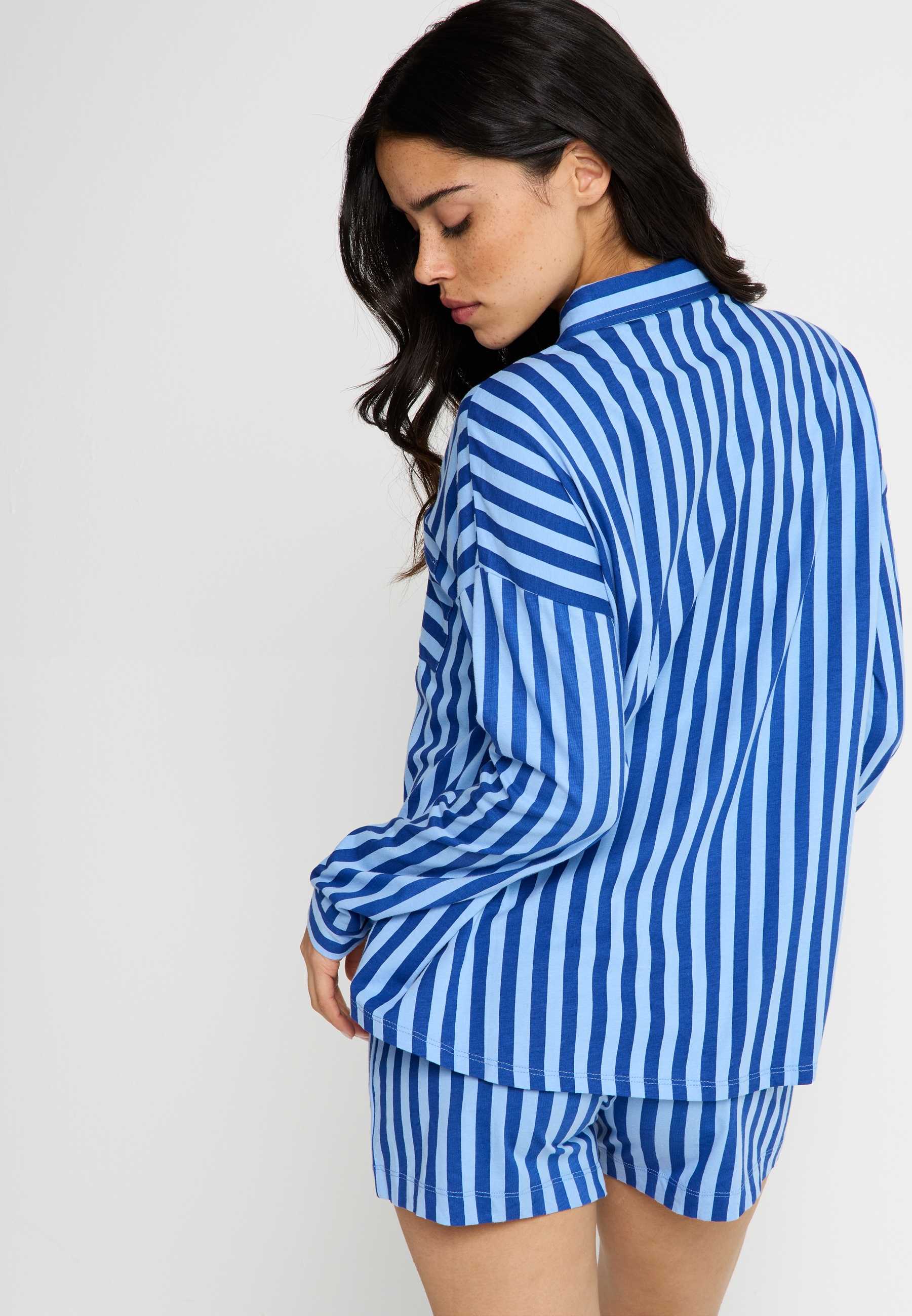 LSCN by LASCANA Shorty, (2 tlg.), mit schönem Streifenprint