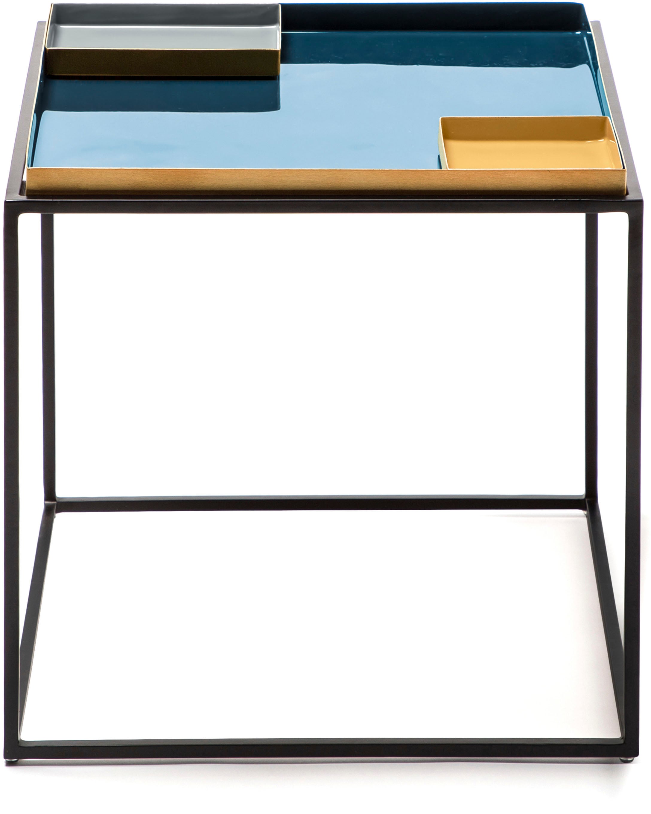 Kayoom Beistelltisch »Beistelltisch Famosa«, Bunter Tisch, Schalenmaße: 11 x 11 x 2 / 15,8 x 11 x 2 cm