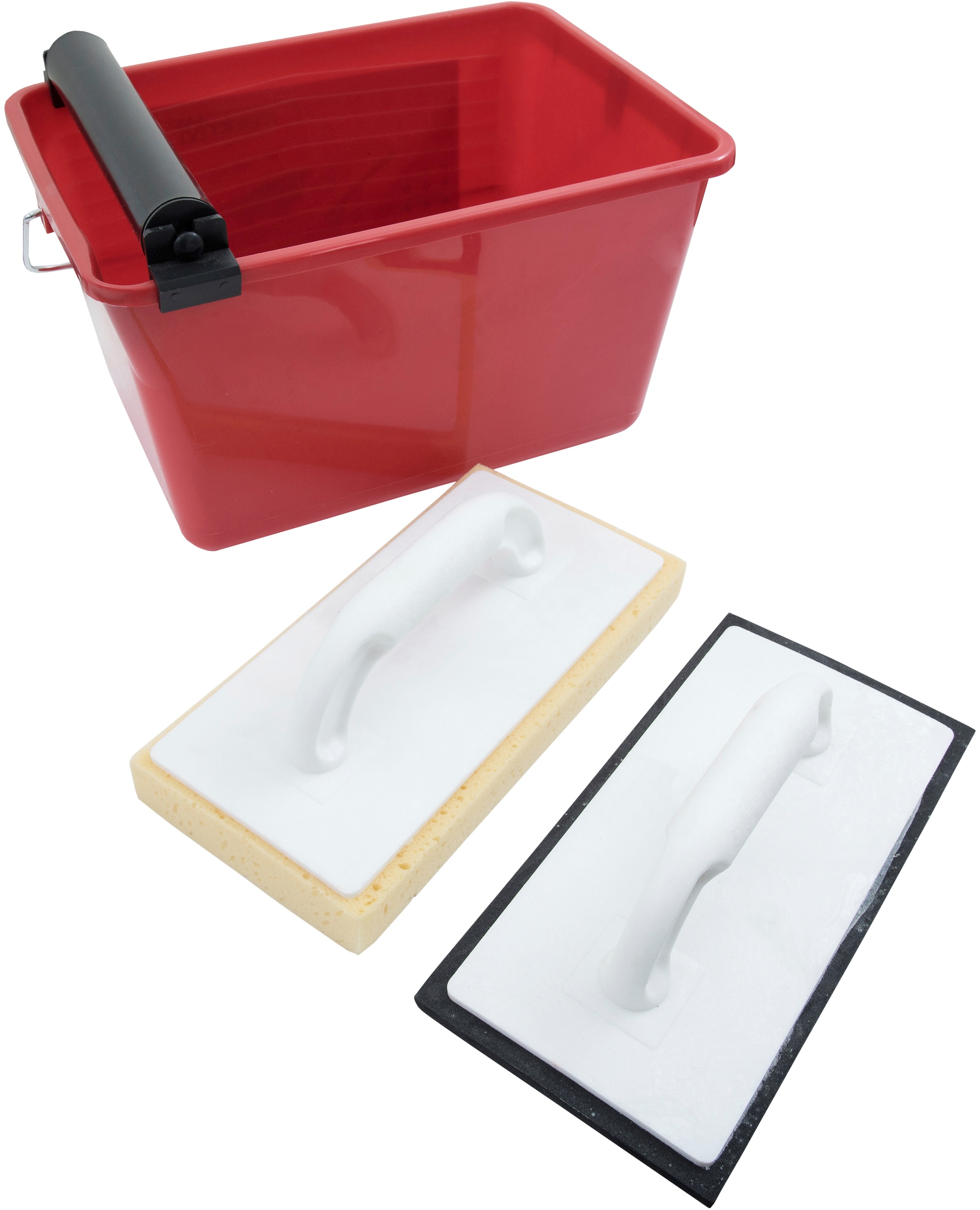 Connex Fliesenrollenwasch-Set, Set, inkl. Wascheimer und 2 Waschbrettern