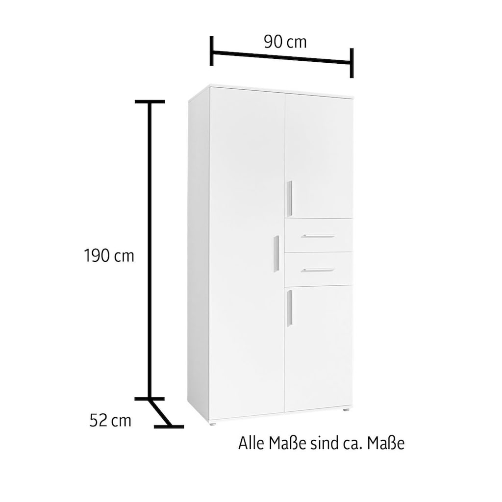 BMG Möbel Drehtürenschrank »Lea«