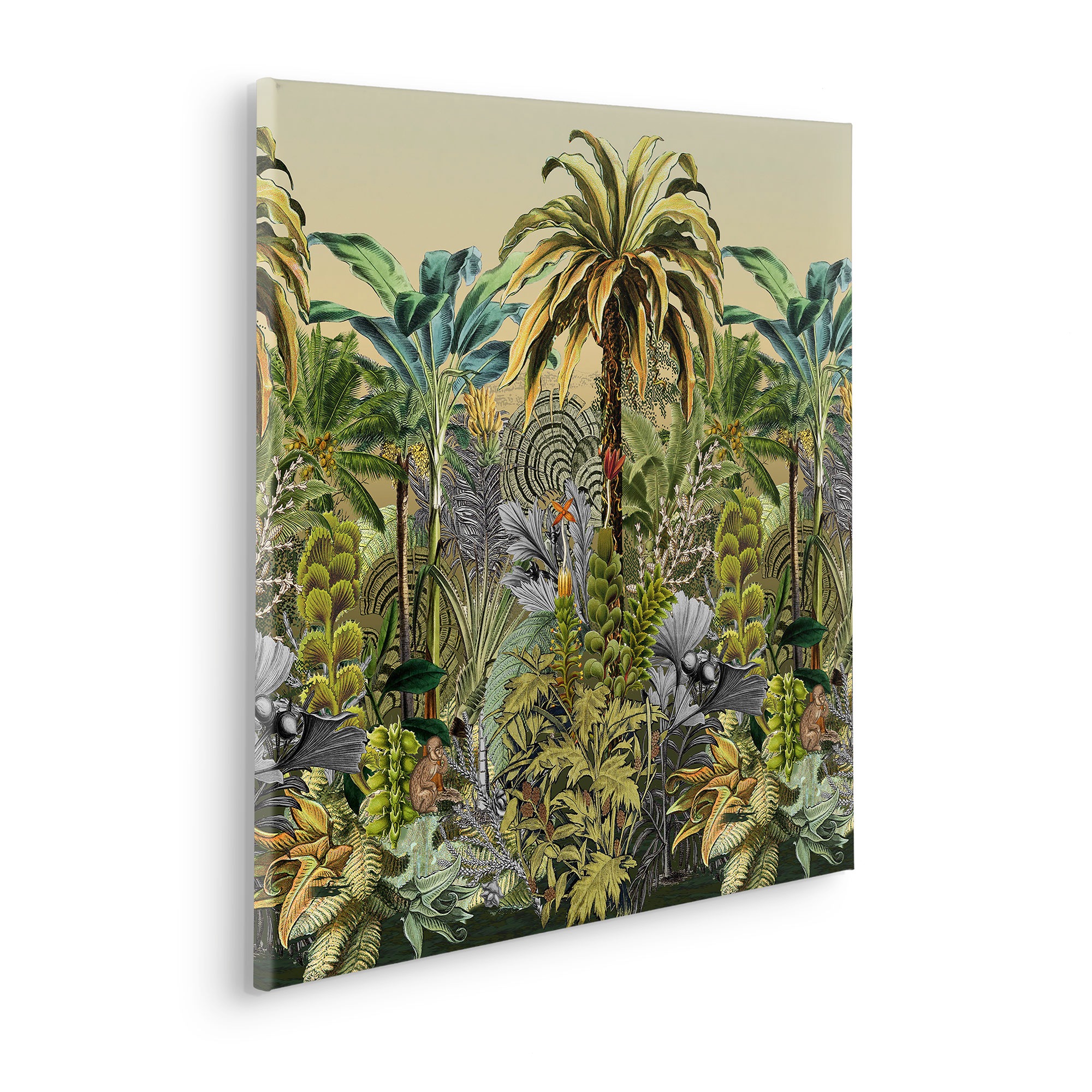 Komar Leinwandbild »Tropical Heat - Größe 60 x 60 cm«, Natur, (1 St.), Keilrahmenbild mi Echtholzrahmen