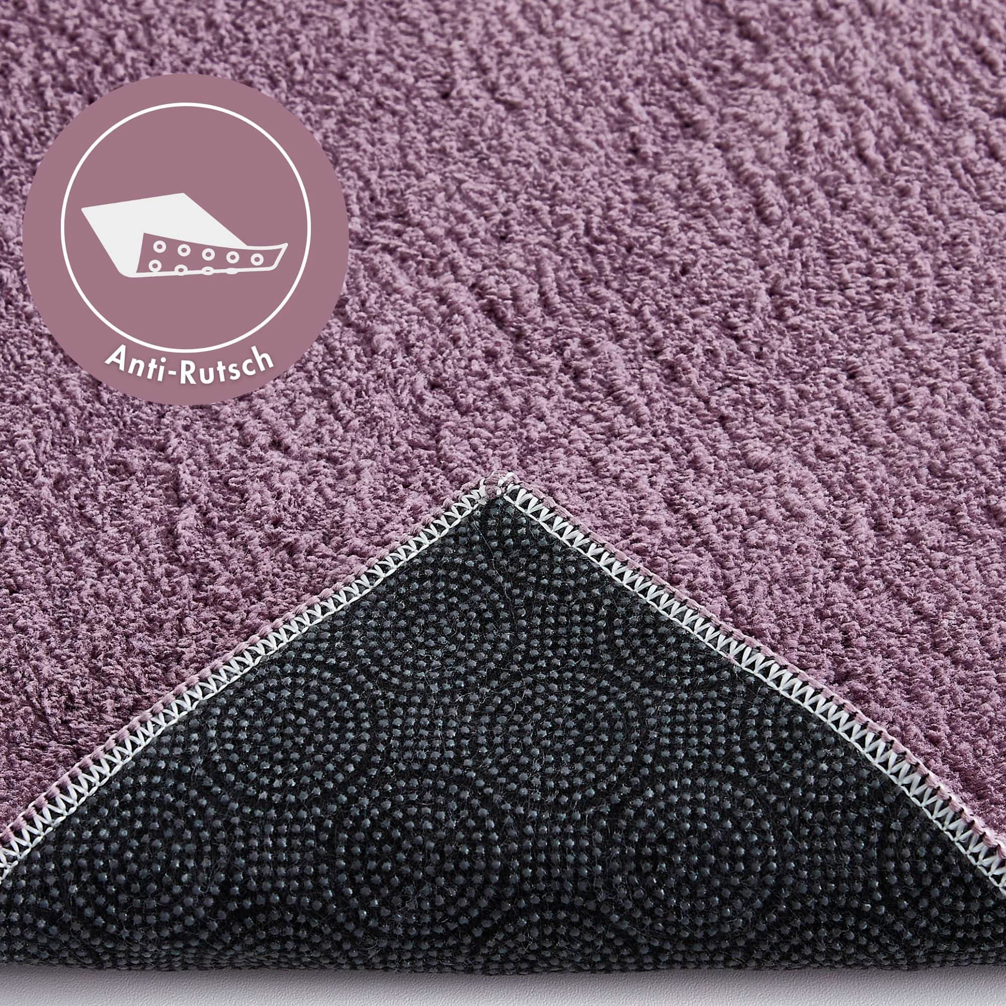 Andiamo Teppich »Arezzo«, rechteckig, 16 mm Höhe, Uni Farben, weicher Flor, waschbar, ideal im Wohnzimmer & Schlafzimmer