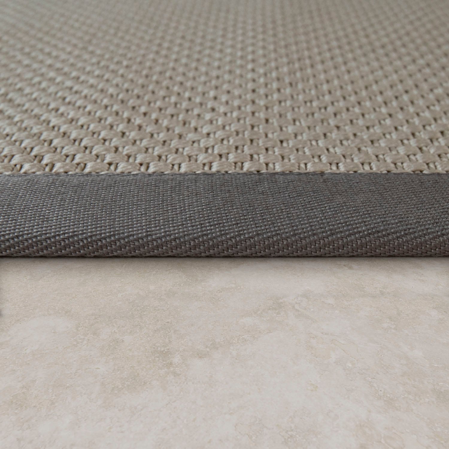 Paco Home Teppich »Sisala 270«, rechteckig, 4 mm Höhe, Flachgewebe, gewebt, Sisal Optik, Bordüre, In- und Outdoor geeignet