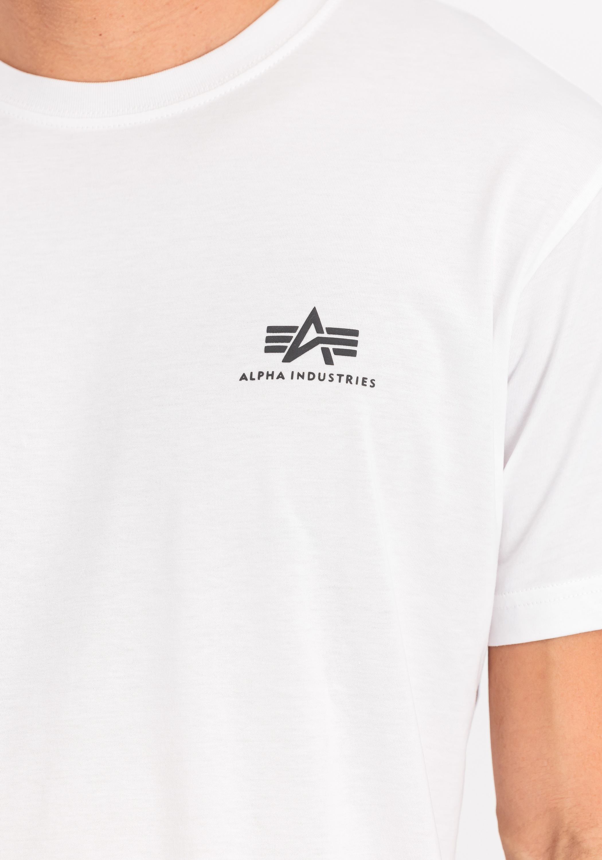 Alpha Industries T-Shirt »Alpha Industries Men - T-Shirts Basic T Small Logo 2 Pack«