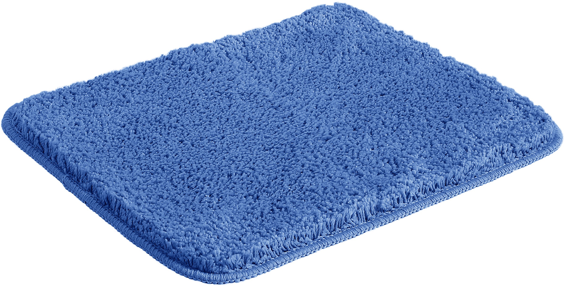my home Badematte »Inga, Badezimmer Teppich, Badvorleger«, rutschhemmend beschichtet, schnell trocknend-strapazierfähig-fußbodenheizungsgeeignet, Badteppich, unifarben, weich, als halbrund und rechteckig erhältlich