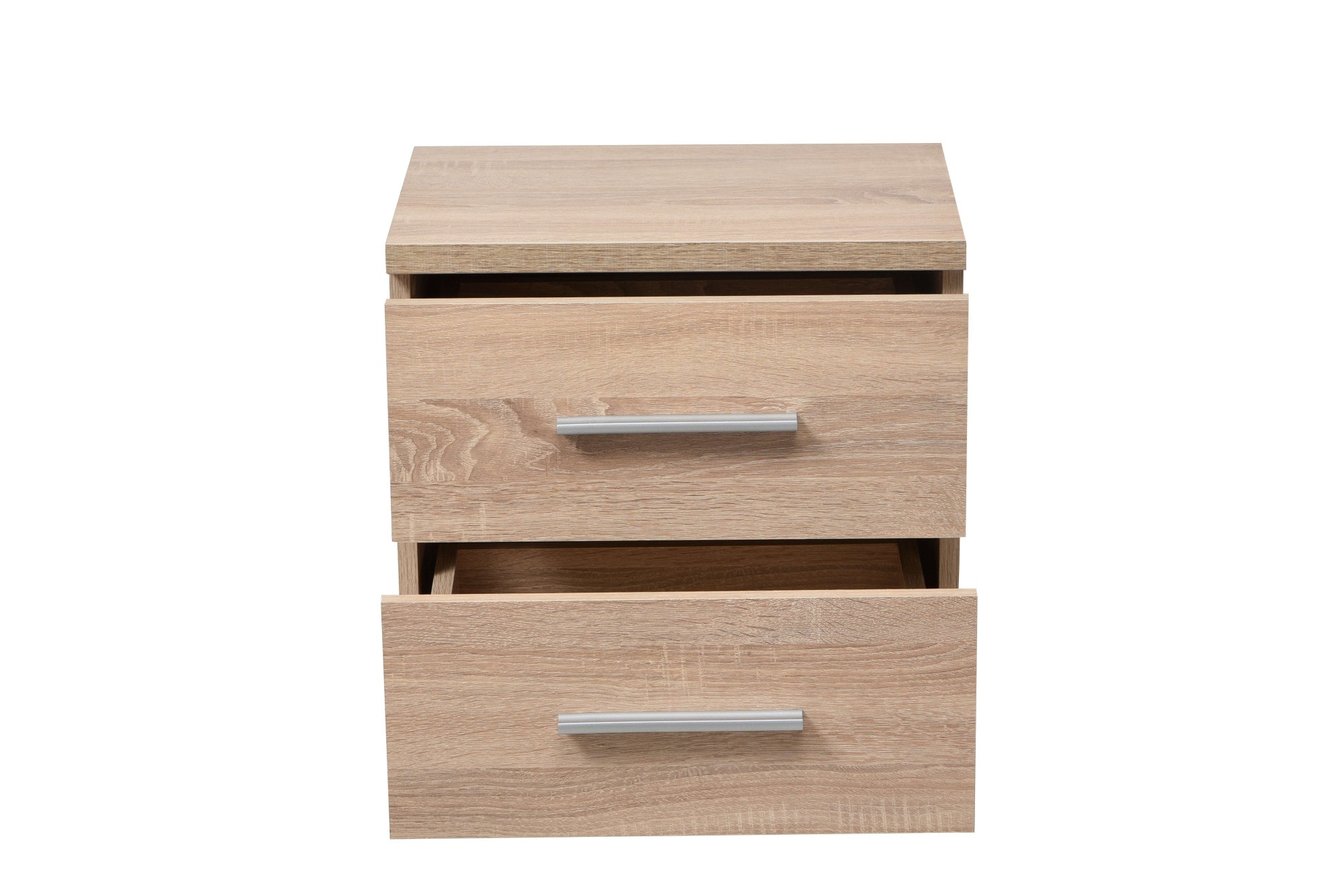 Home affaire Nachtkonsole »Uni Nachttisch, Nachtkommode, Nachtschrank, Beistelltisch, Kommode«, Platzsparend, 2 Schubladen, Griff
