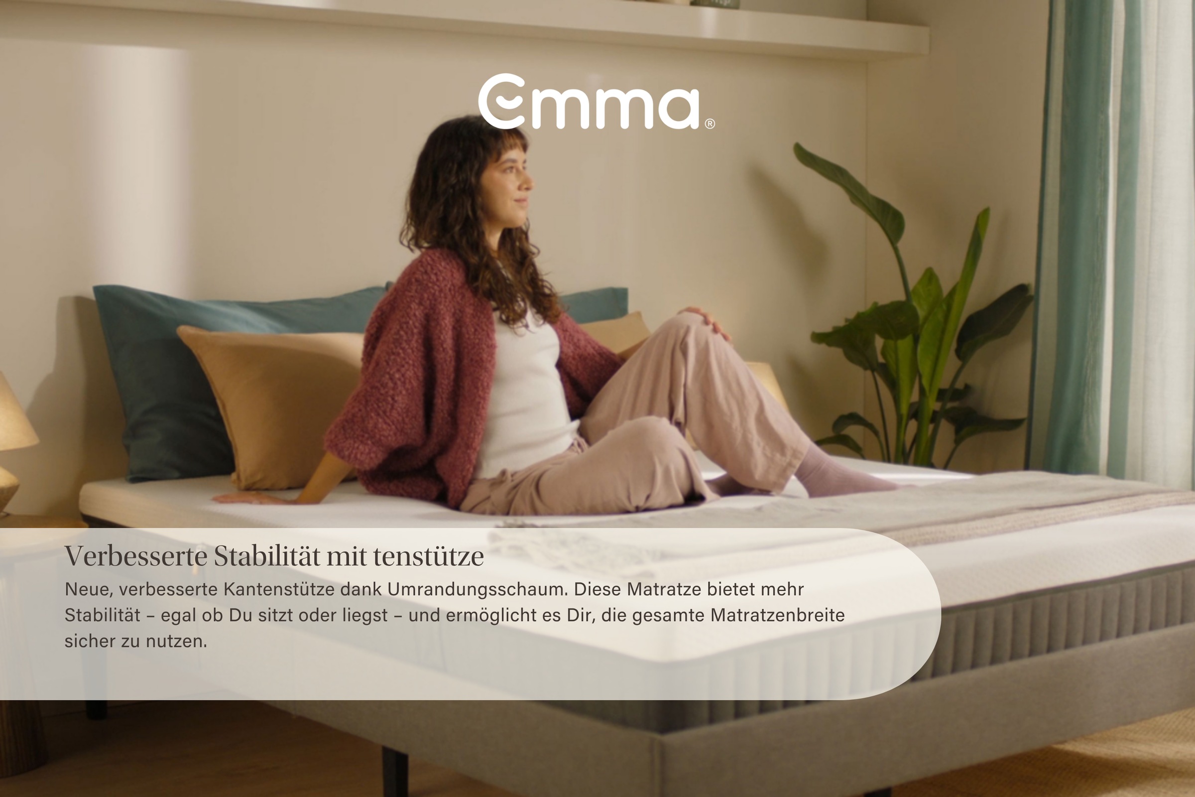 Emma Hybridmatratze »Emma Original Lite Matratze« 22 cm hoch 1 Stk. tlg. 3-Zonen-Federn, Airgocell®-Schaum, atmungsaktiv, waschbar, 22 cm.