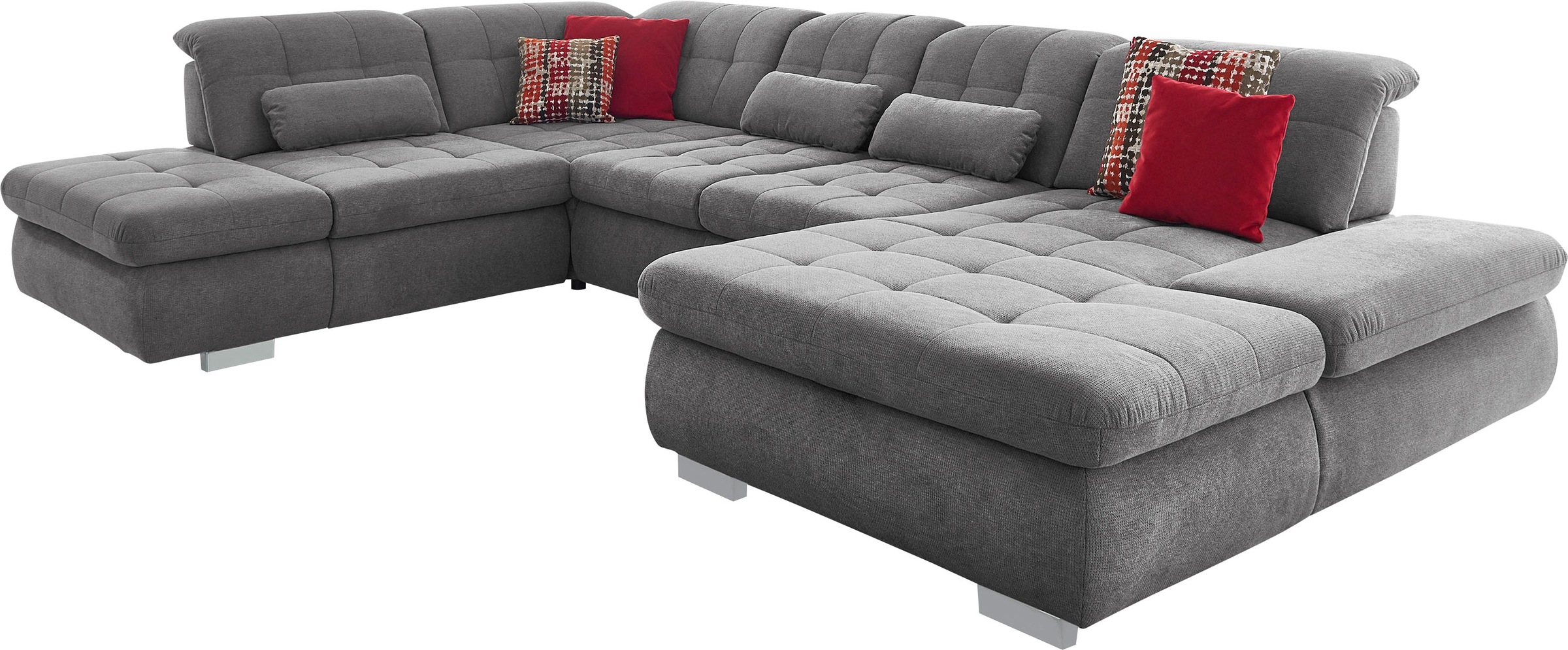 Die PlanBar Ecksofa »MP-IN17004 U-Form«, wahlweise mit Funktionen, Federker günstig online kaufen
