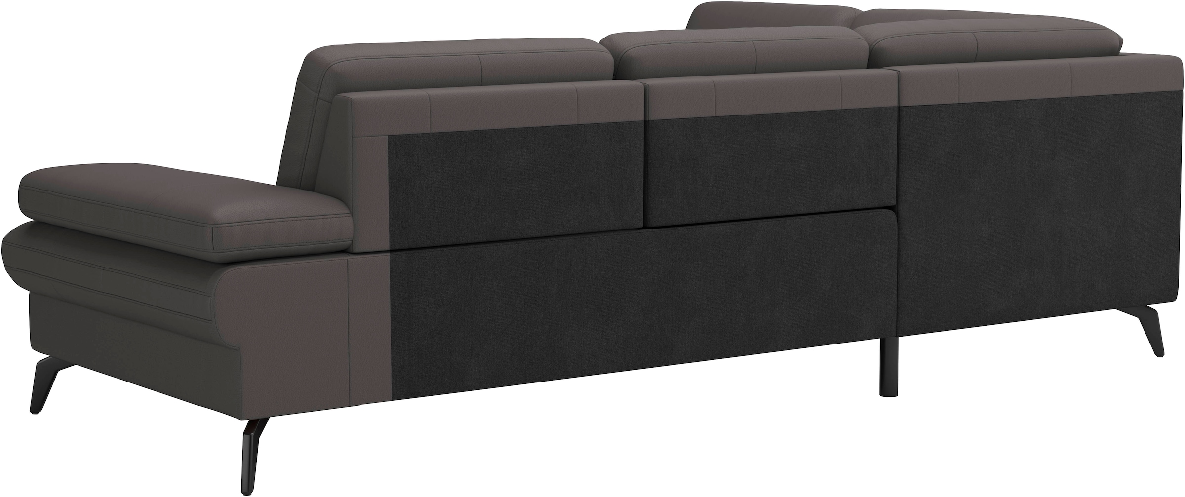 sit&more Ecksofa »Morris L-Form, inkl. Sitztiefenverstellung«, wahlweise mit Armteilverstellung, Bettfunktion & Bettkasten