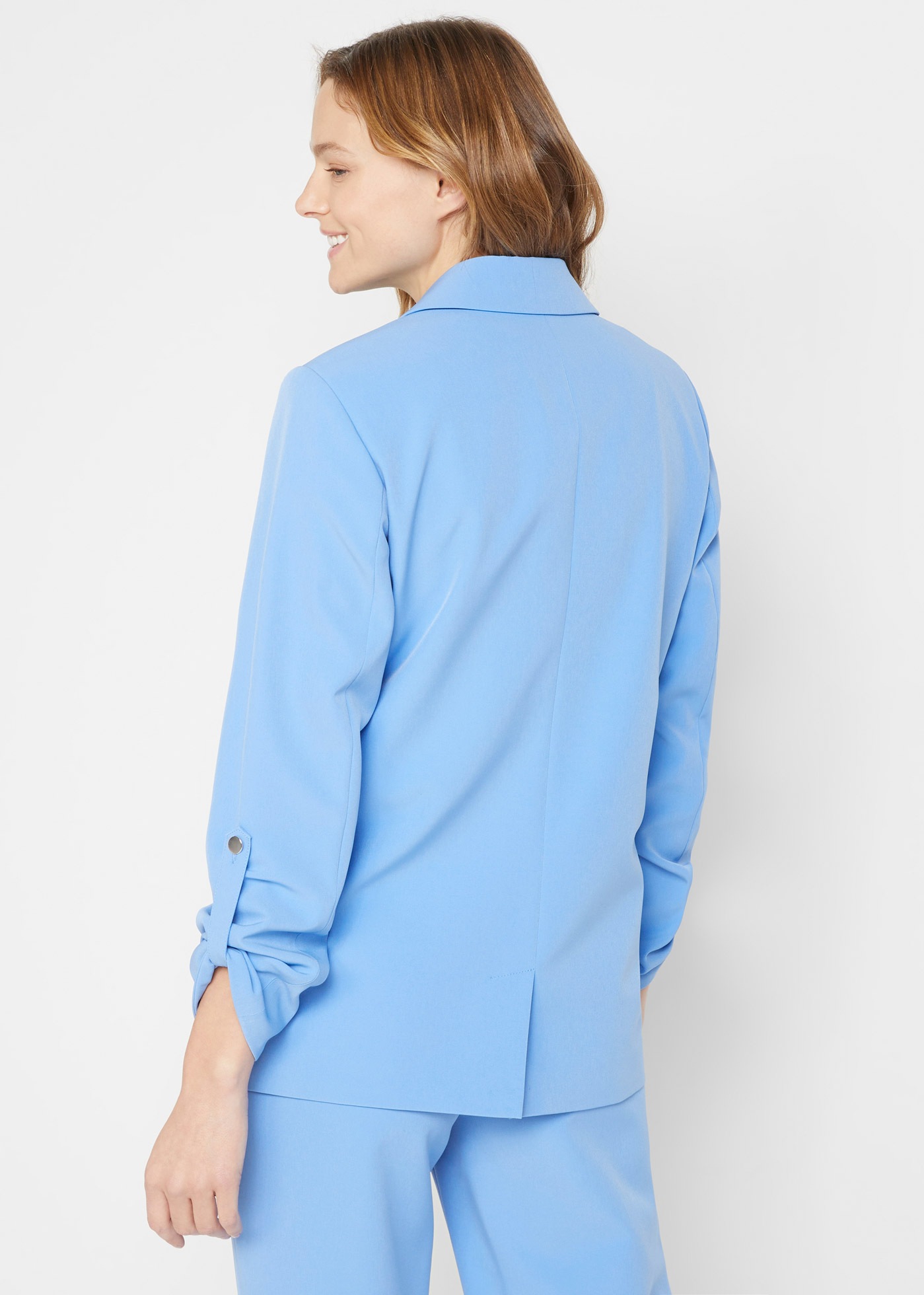 bonprix Jackenblazer »Blazer« mit klassischem Reverskragen, mit Stretch-Material, Krempelärmel