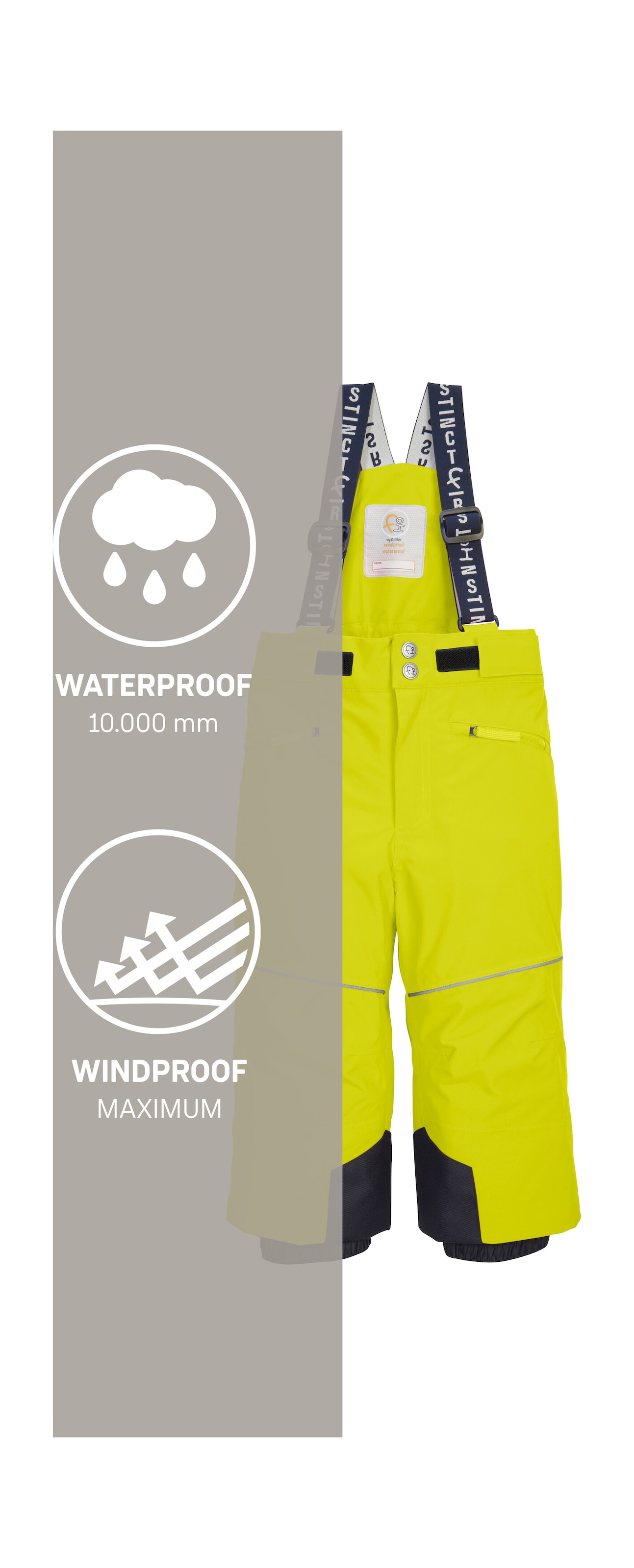 first instinct by killtec Skihose »FISW 48 MNS SKI PNTS«  Wasser- und winddichte Schneehose mit Grow-Up-Funktion und PFAs-frei