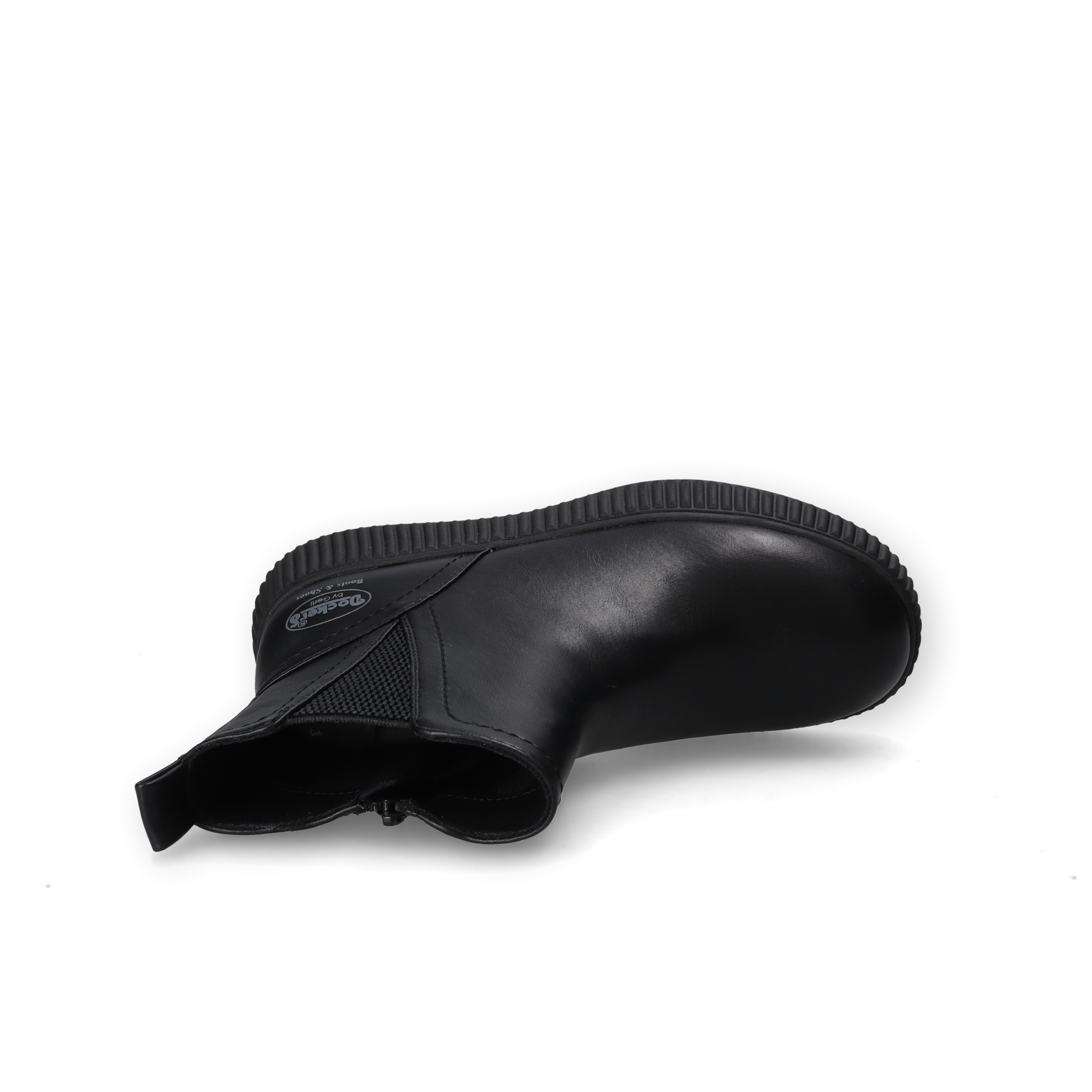 Dockers by Gerli Plateaustiefelette  Plateauboots, Stiefelette mit seitlichem Stretcheinsatz, Warmfutter