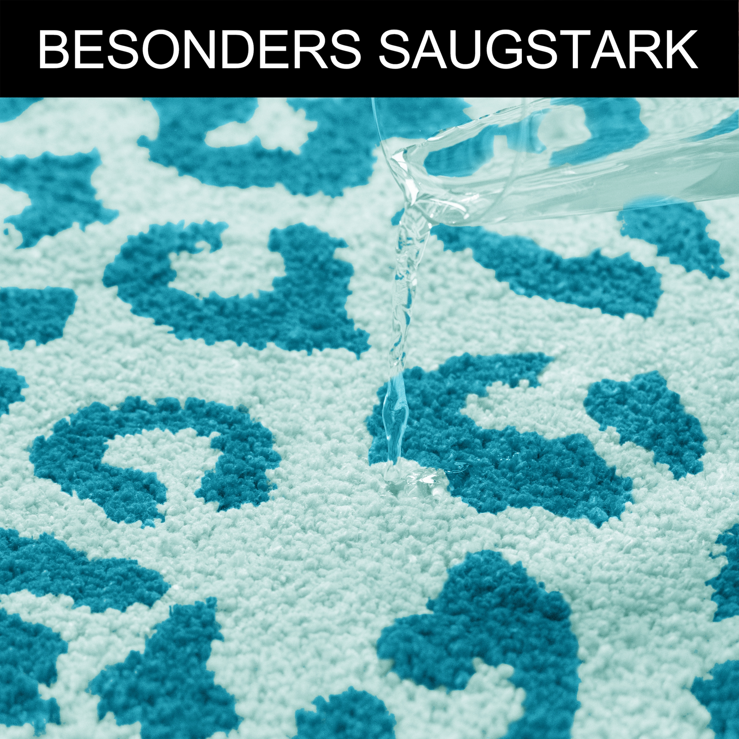 OTTO home Badematte »Anna Leo, Badvorleger, Badezimmer Teppich, Duschvorleger« Höhe 15 mm rutschhemmend beschichtet fußbodenheizungsgeeignet | schnell trocknend mit Animal Print, modernes Muster, Leo, weich