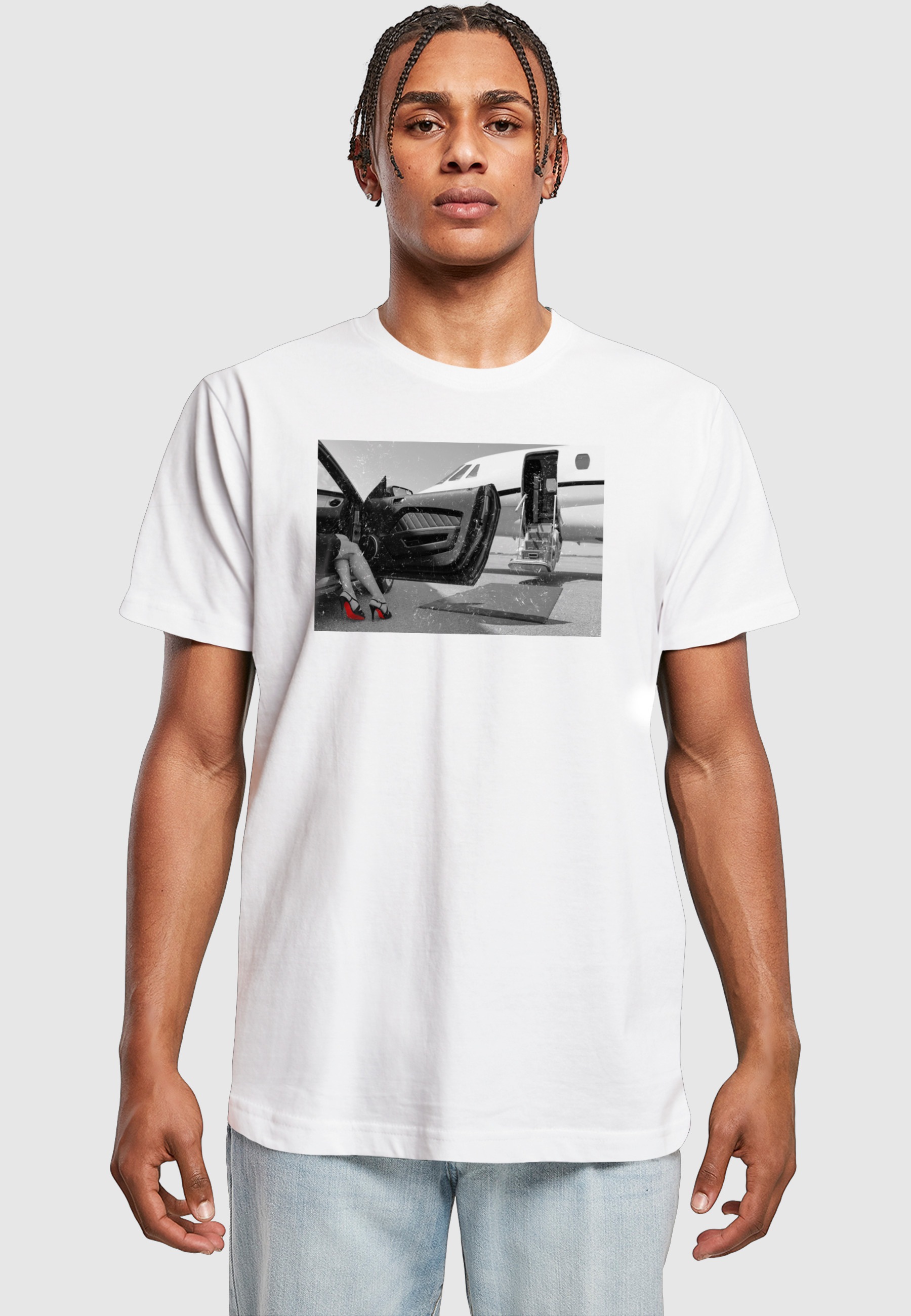 MisterTee T-Shirt »MisterTee Private Jet Legs Tee« 1 Stk.