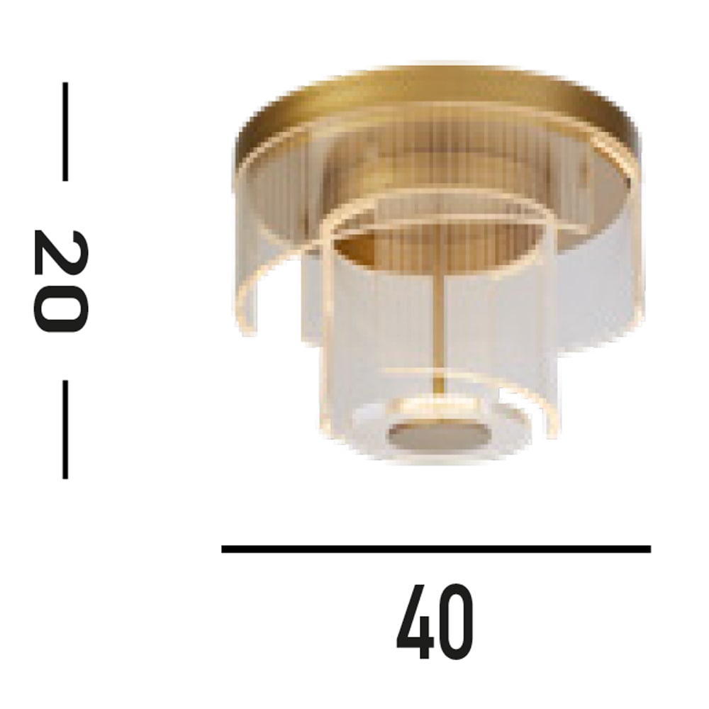 Searchlight LED Deckenleuchte »Deckenleuchte Deco, -flammig«, 0 flammig, Leuchtmittel LED-Modul | LED fest integriert, Warme Atmosphäre