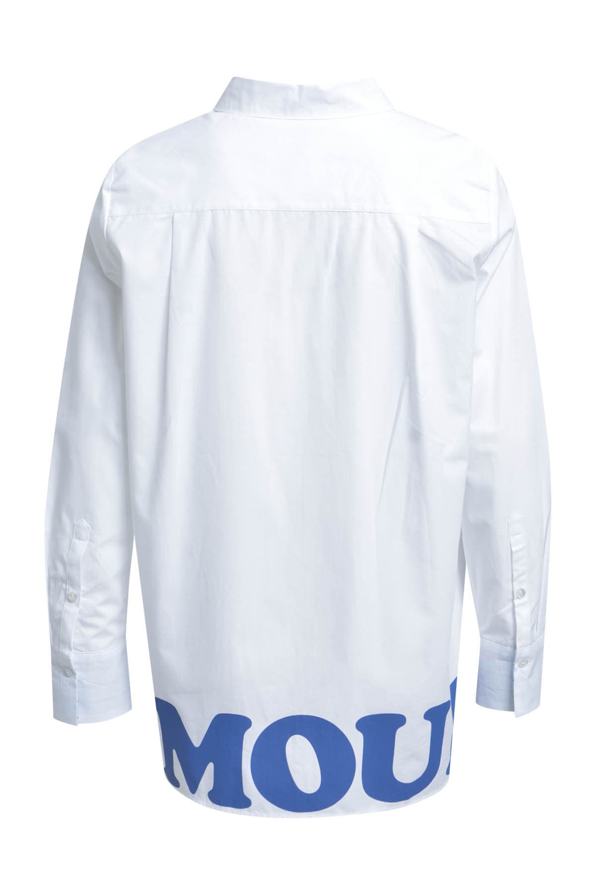 Smith & Soul Hemdbluse mit Statement-Schriftzug am Saum