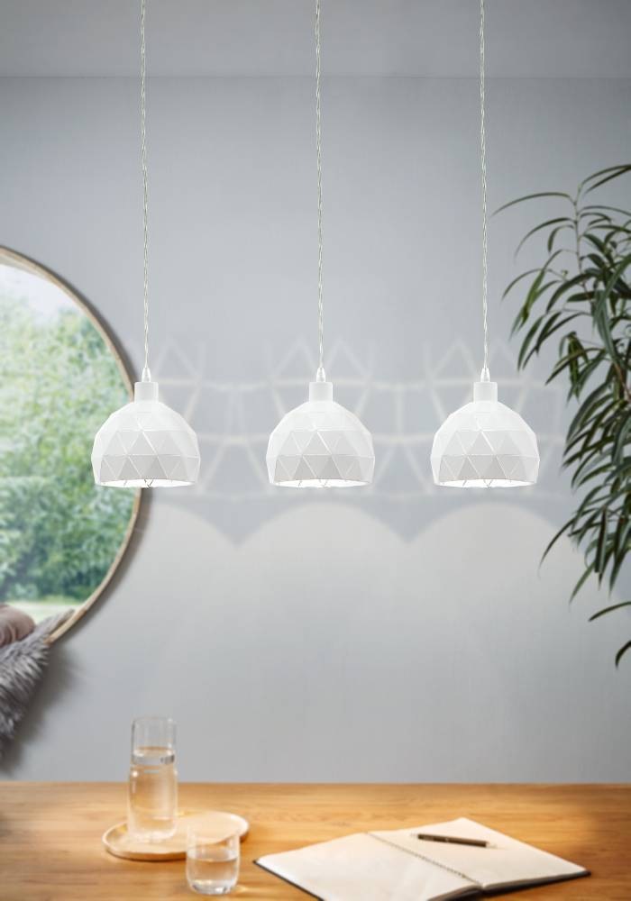 EGLO Hängeleuchte »ROCCAFORTE« E14 1 Stk. Hängeleuchte - L75 x B17 x H110 c günstig online kaufen