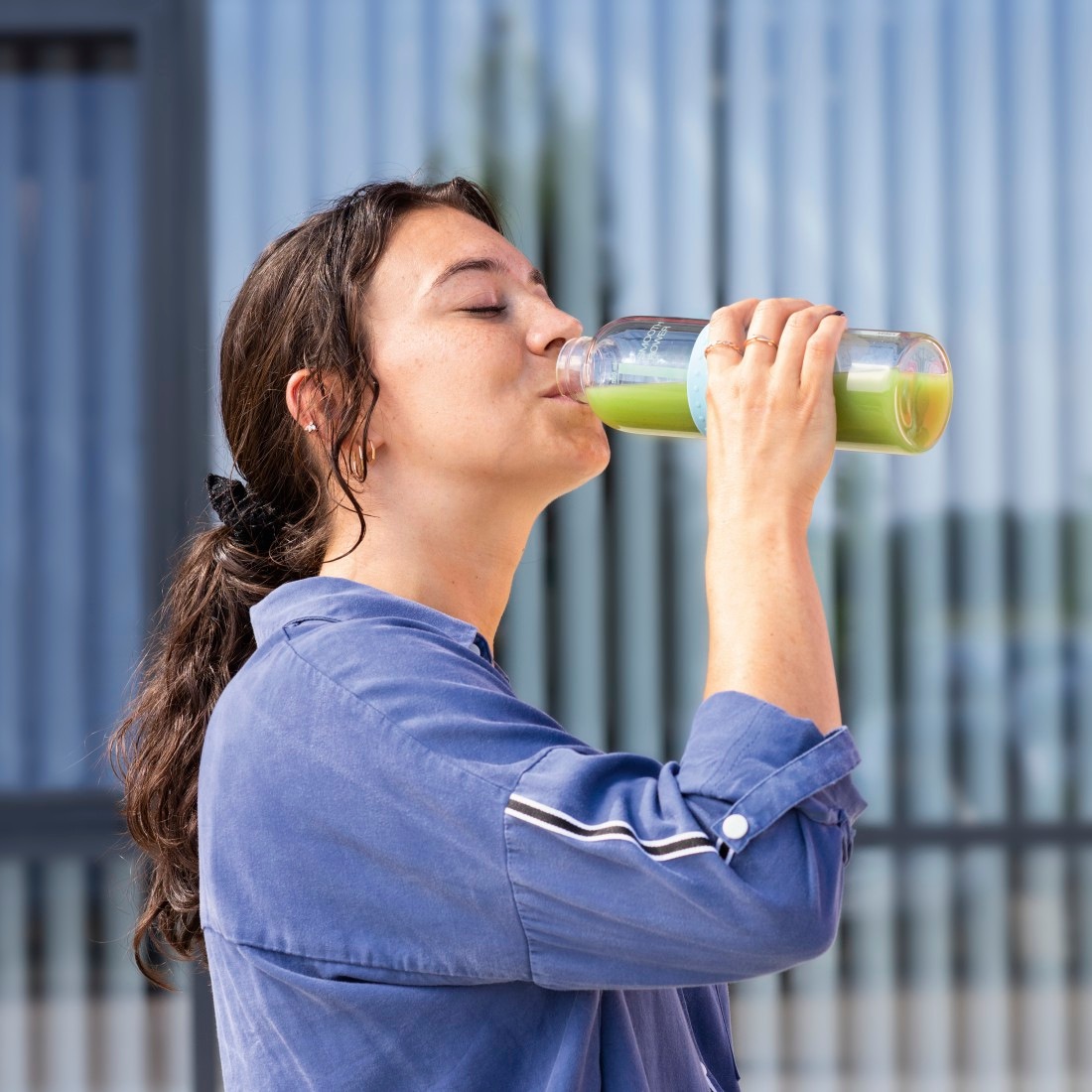 Xavax Trinkflasche »Trinkflasche 500 ml (auslaufsicher, für Kohlensäure, Trinkerinnerung)«