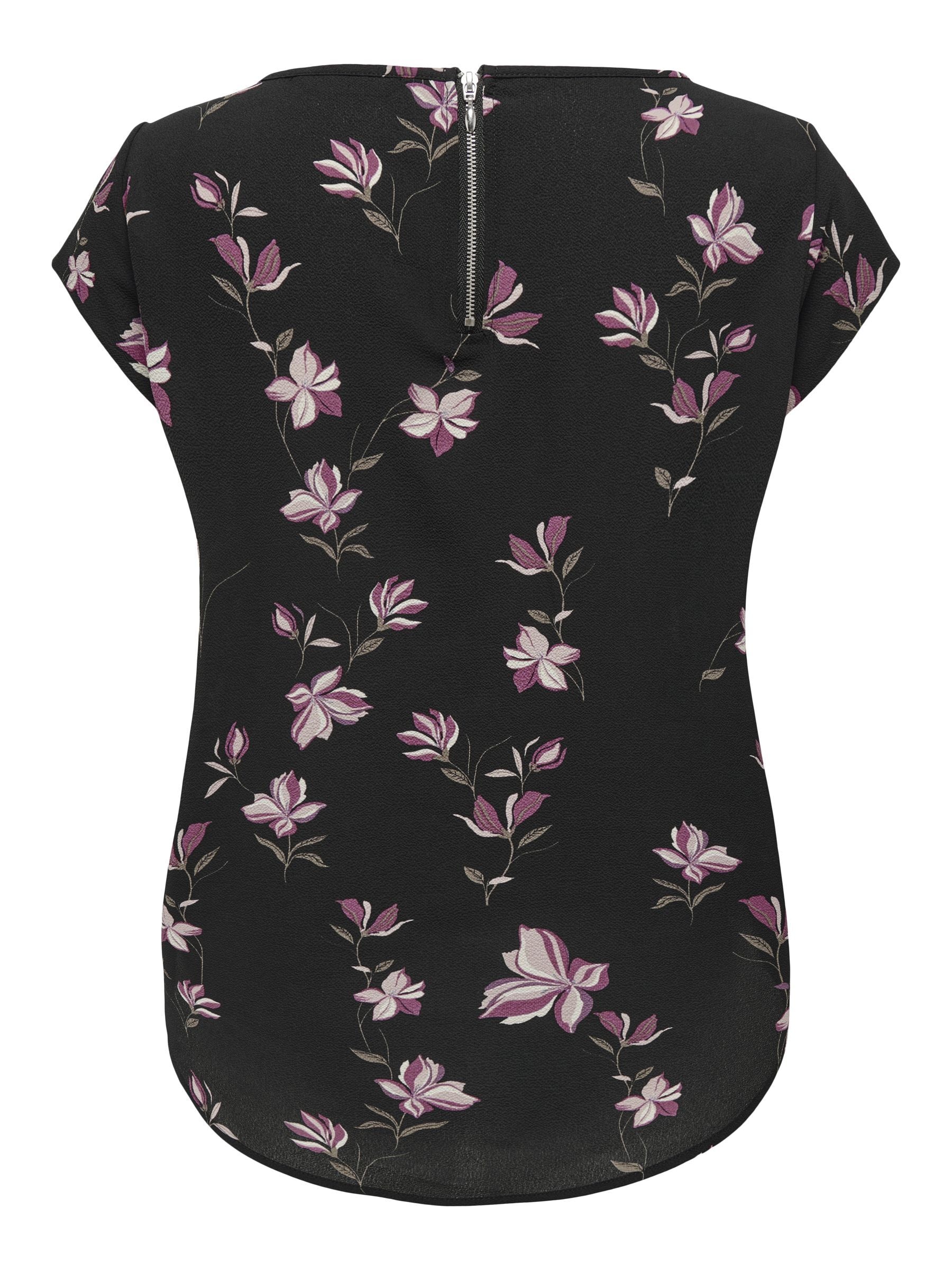 ONLY Shirtbluse »ONLVIC S/S AOP TOP NOOS PTM« mit Allover Druck