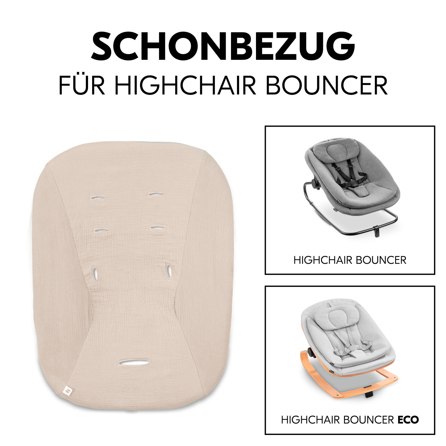 Hauck Babywippe »Highchair Bouncer Cover«, Schonbezug für Babywippe