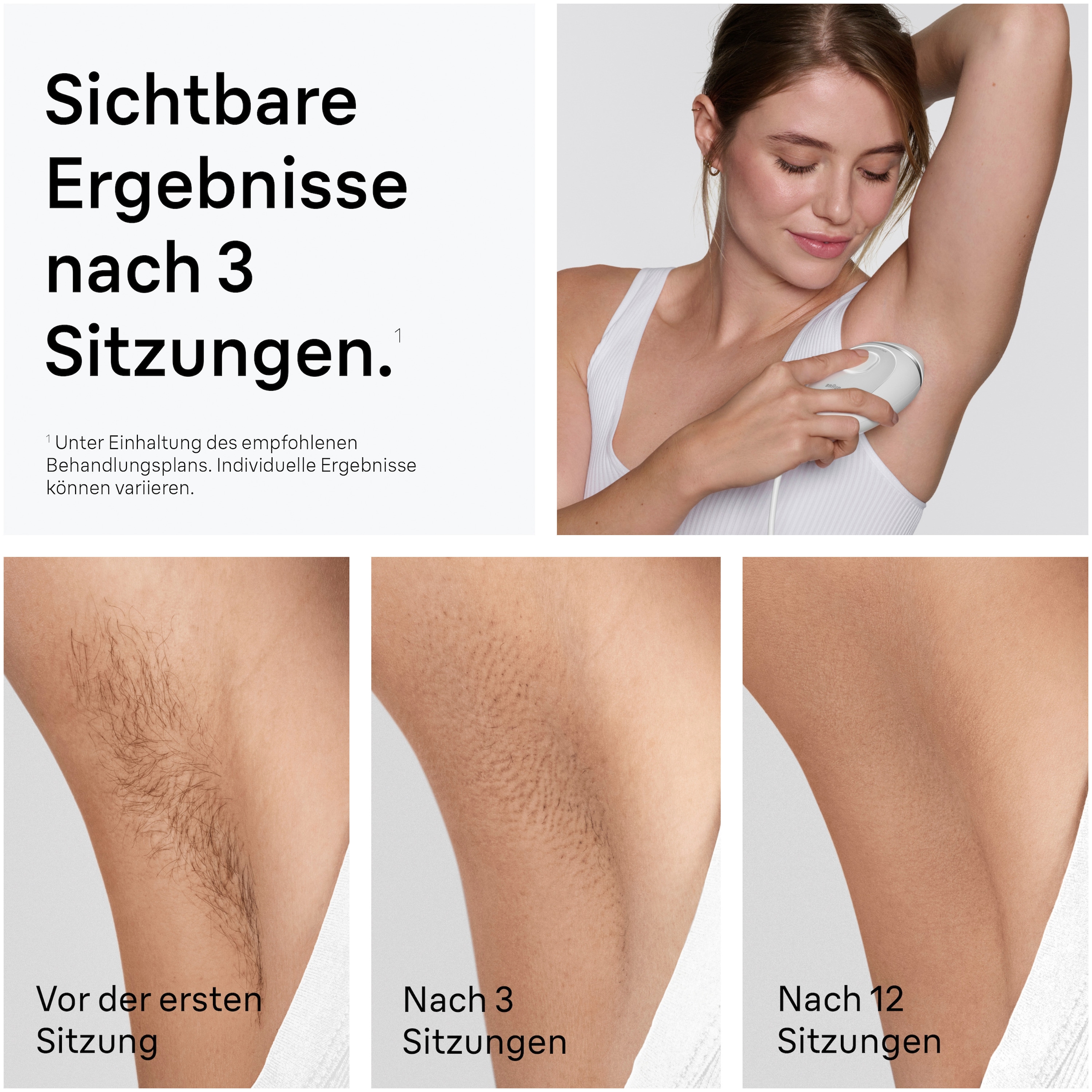 Braun IPL-Haarentferner »Silk-expert Pro IPL PL1115« 300.000 Lichtimpulse mit Tasche, Mini-Gesichtshaarentferner, Bikini-Trimmer, Venus Rasierer
