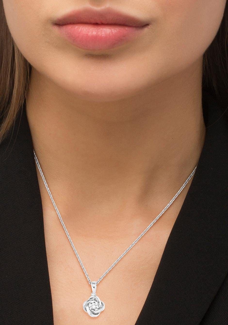 Amor Kette mit Anhänger »2026270« mit Zirkonia (synth.)