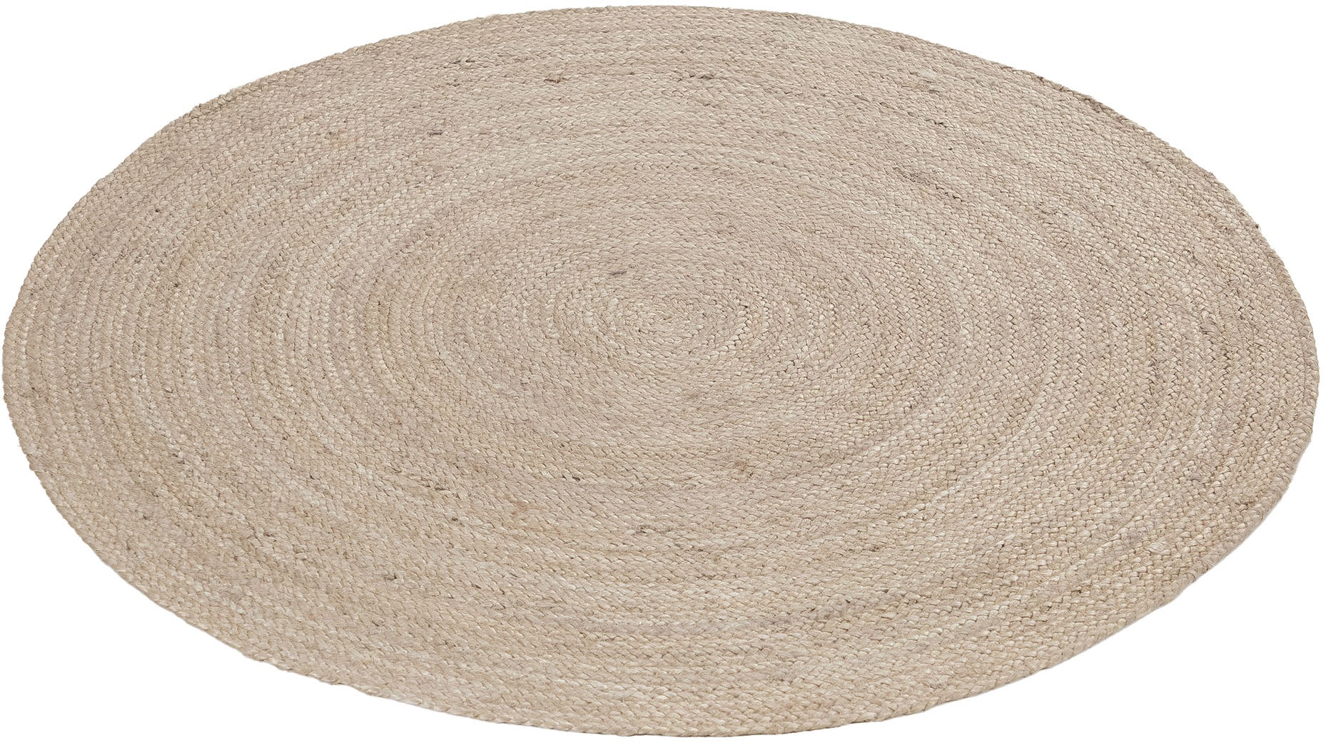 carpetfine Teppich »Nele Juteteppich Naturfaser«, rund, 6 mm Höhe, geflocht günstig online kaufen