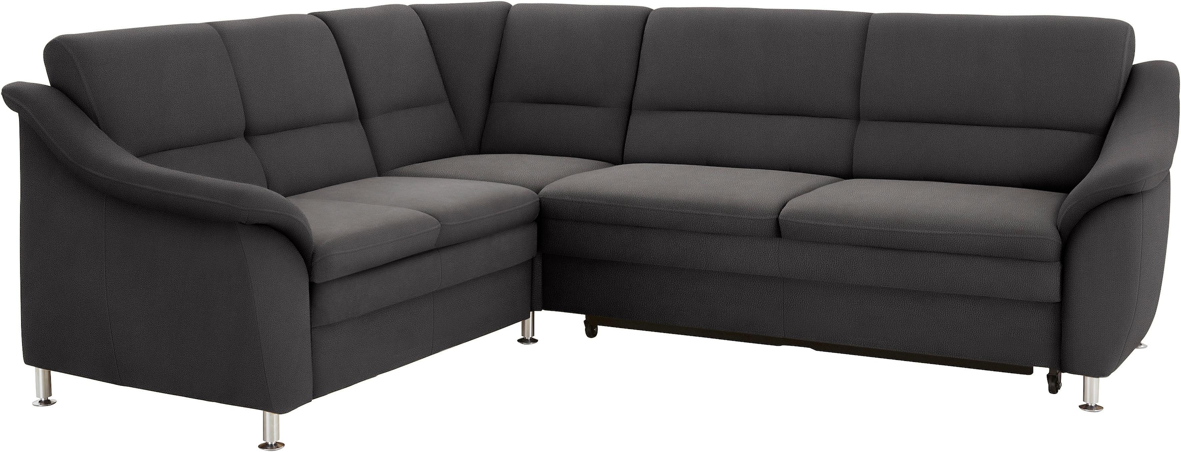 sit&more Ecksofa »Cardoso L-Form«, mit Federkern, wahlweise mit Bettfunktio günstig online kaufen