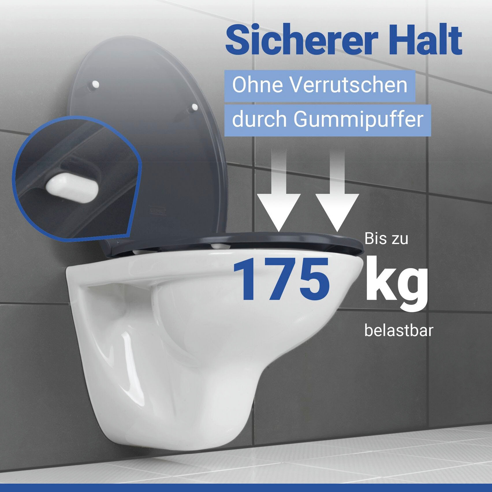 WENKO WC-Sitz »Samos« Mit Absenkautomatik