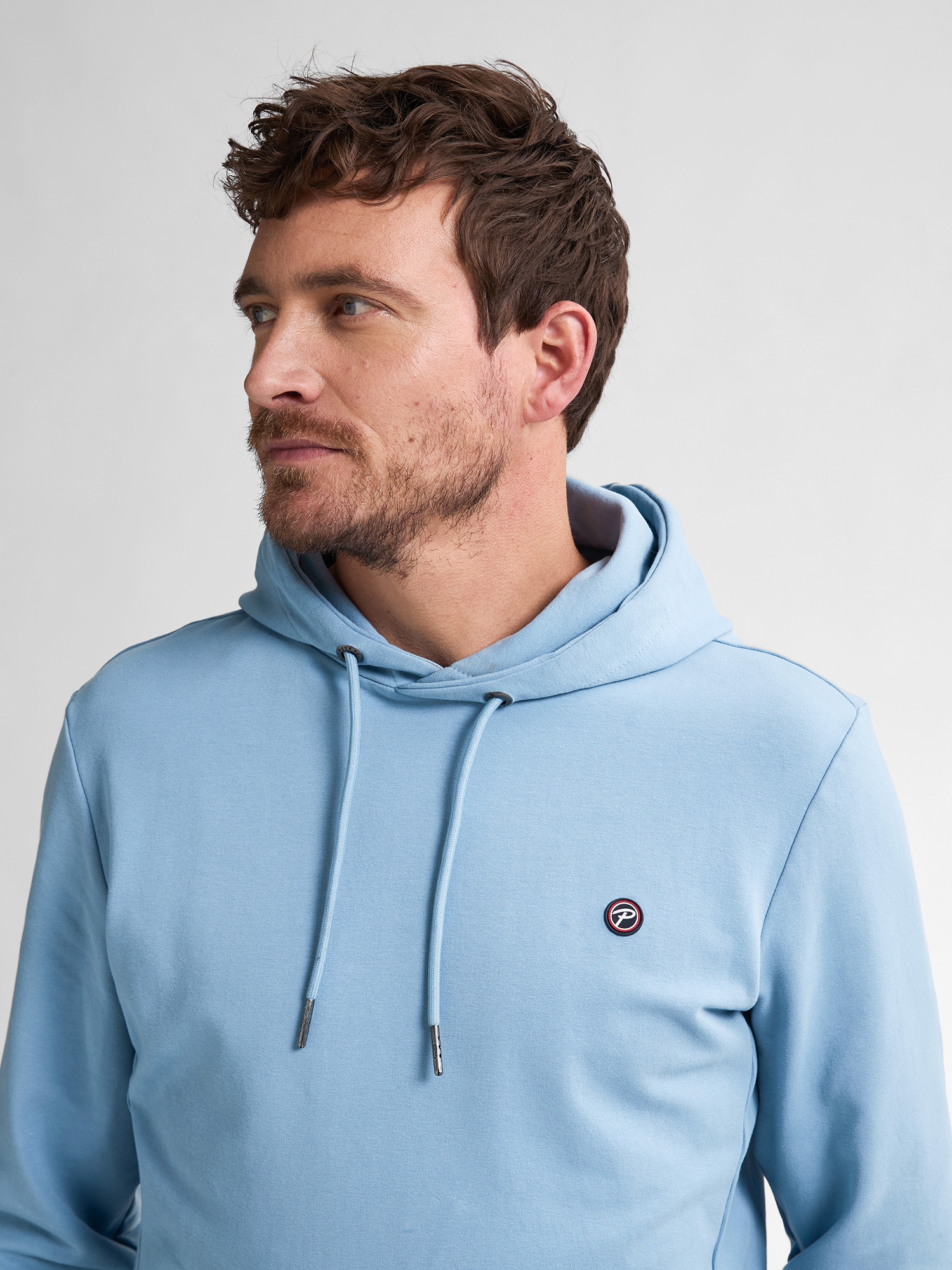 Petrol Industries Kapuzensweatshirt mit Logo Stickerei