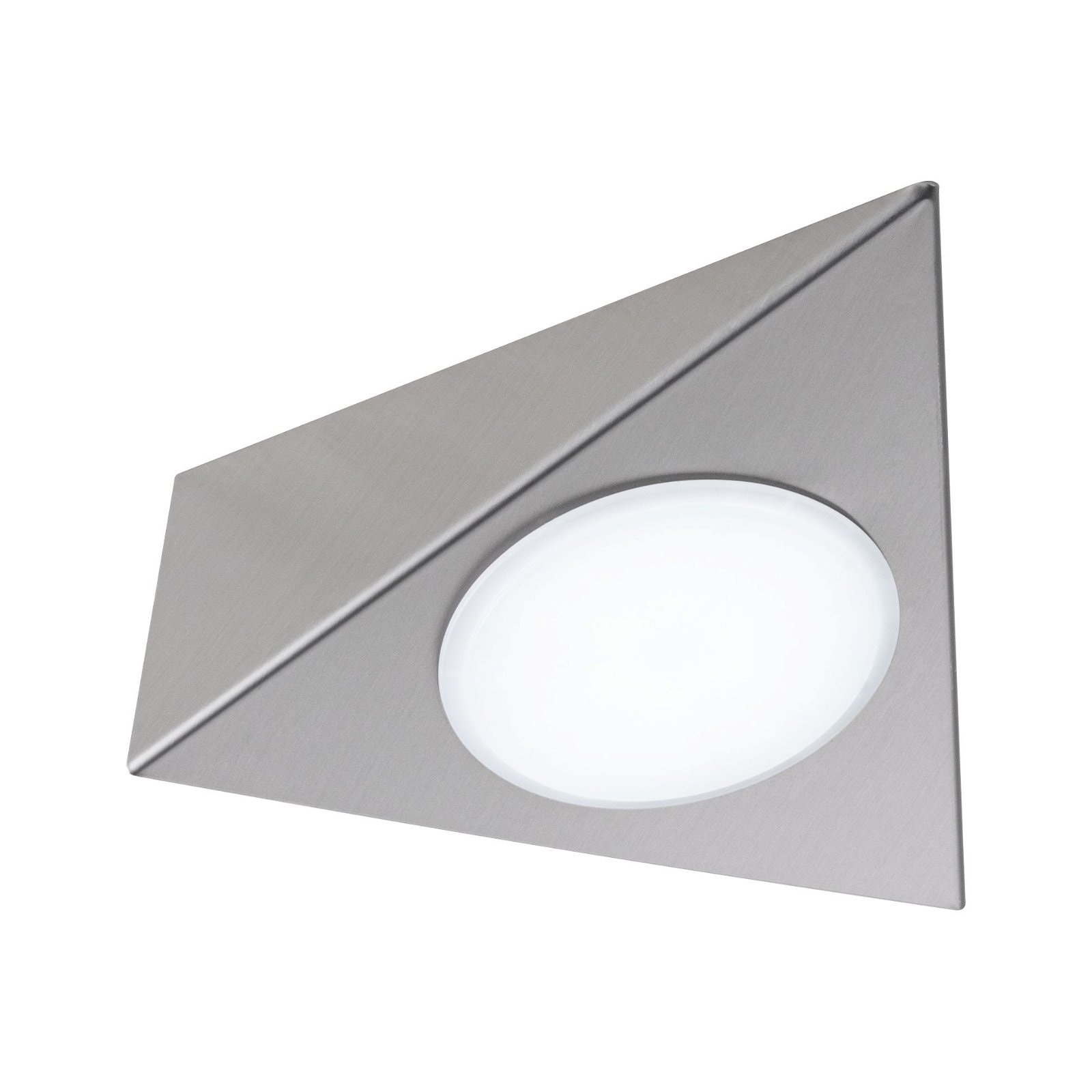Paulmann Unterschrankleuchte »Clever Connect Trigo 3x2,1W 12VA DC 12V Nickel gebürstet/Metall«, 3 flammig, Starter-Set, 2700-6500K